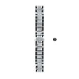RRP £82.00 WITHINGS - Silver 3-row Metal Bracelet for ScanWatch, Steel HR, Steel HR Sport, Move E