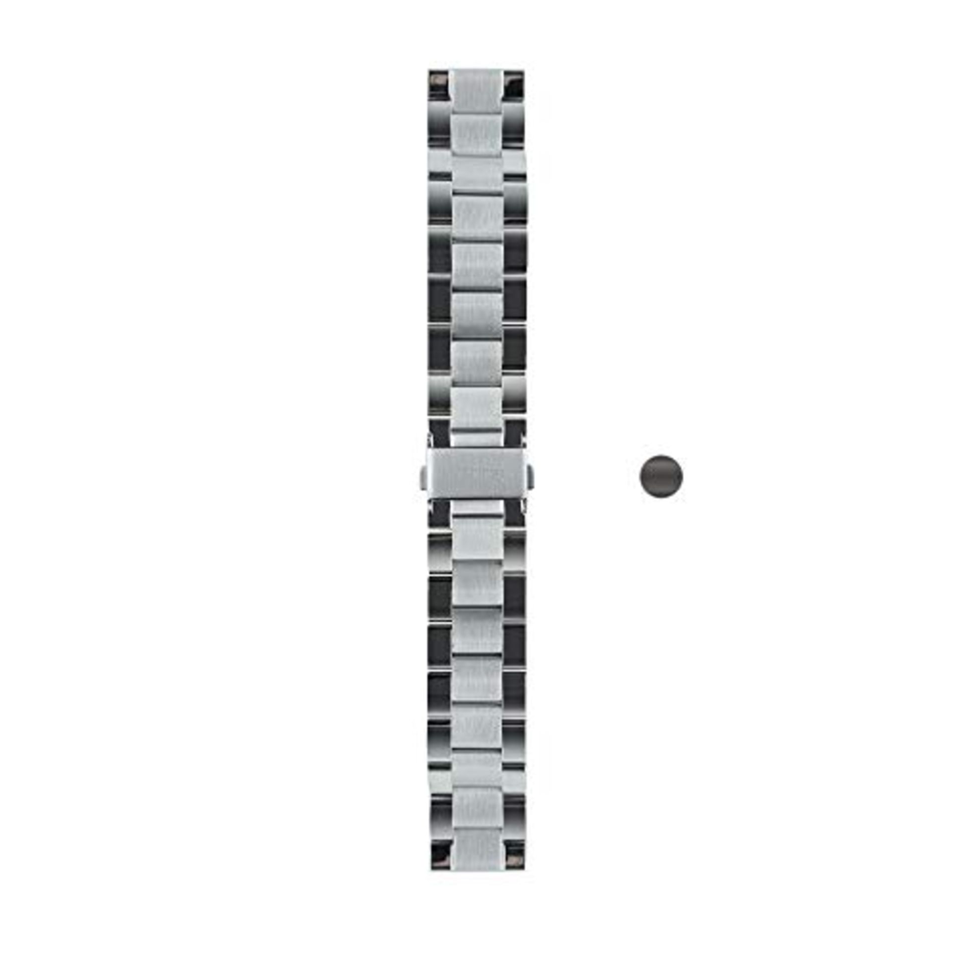 RRP £82.00 WITHINGS - Silver 3-row Metal Bracelet for ScanWatch, Steel HR, Steel HR Sport, Move E