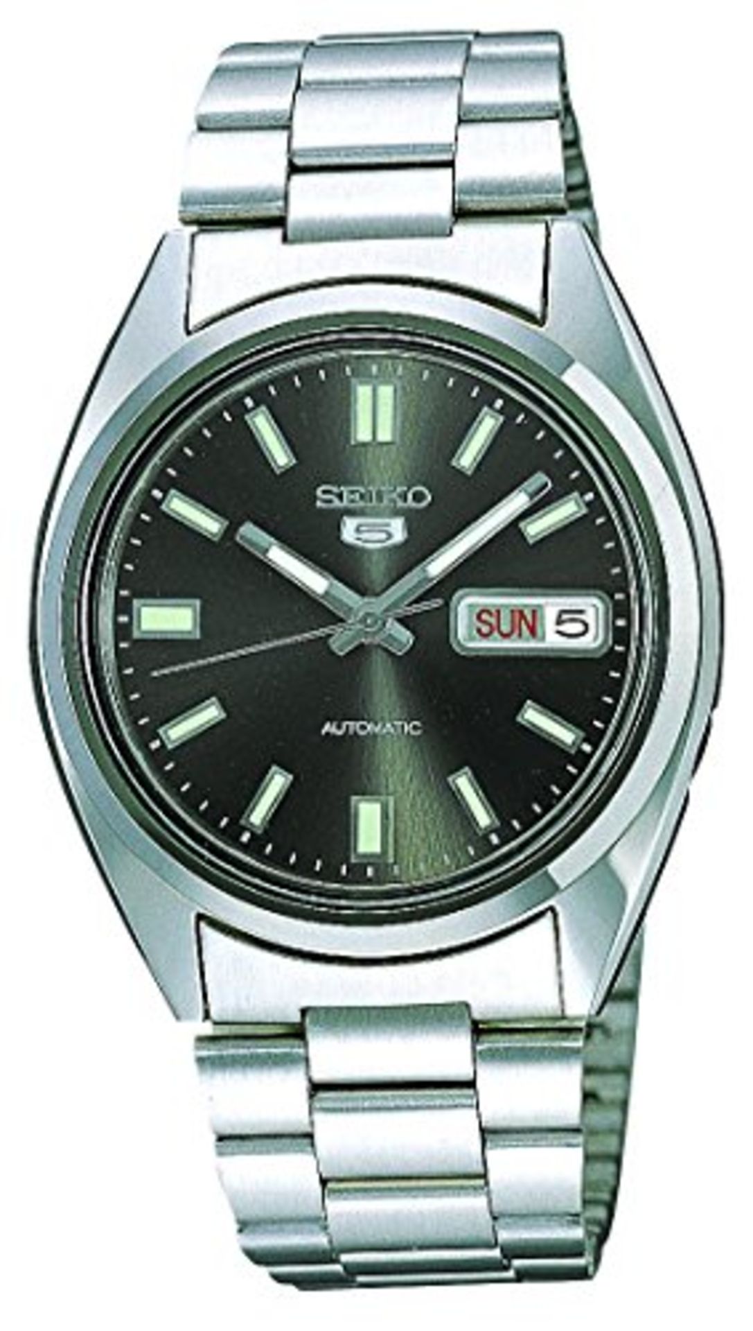 RRP £181.00 Seiko Analog Automatic Watch Unisex Adult with Stainless Steel Strap SNXS79