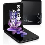 RRP £948.00 Samsung Galaxy Z Flip3 5G Smartphone Sim Free Android Folding phone 128GB Black (UK Ve