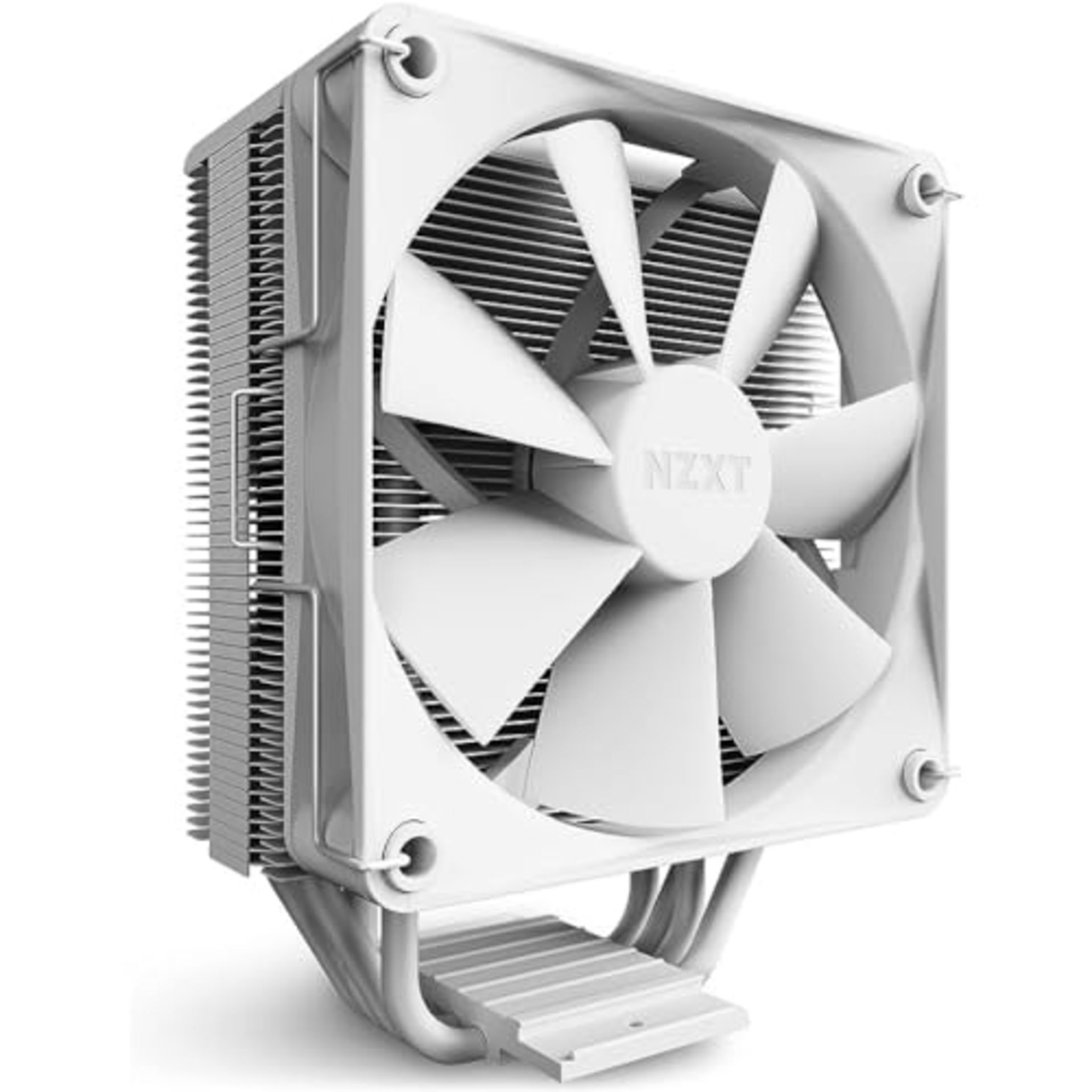 NZXT T120 CPU Air Cooler - RC-TN120-W1 - CPU Liquid Cooler - Copper Tubes - Fluid Dyna