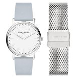 RRP £136.00 "Lovechild Ladies Analog Quartz Watch with Leather, Stainless Steel Bracelet LS-0964-M