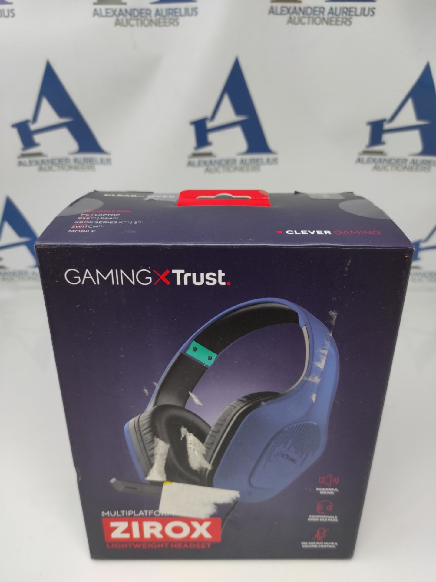 Trust Gaming GXT 415B Zirox Lightweight Gaming Headset with 50mm Drivers for PC, Xbox, - Image 2 of 3