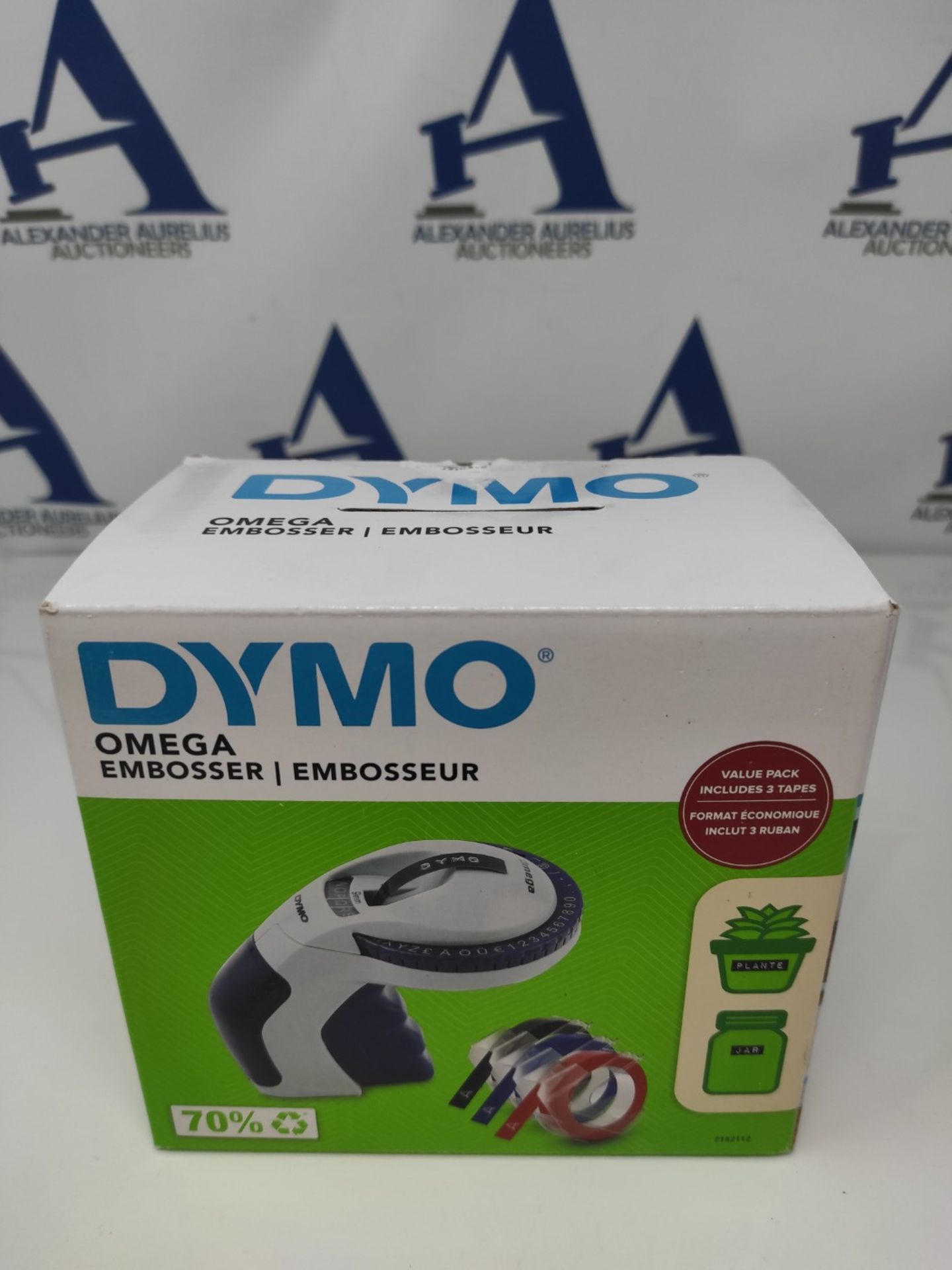 DYMO Embossing device with 3 embossing tapes | Omega labeling device starter set | sma - Image 2 of 3