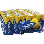 VARTA Batteries D Mono, 20 pieces, Industrial Pro, Alkaline Battery, 1.5V, Value Pack,