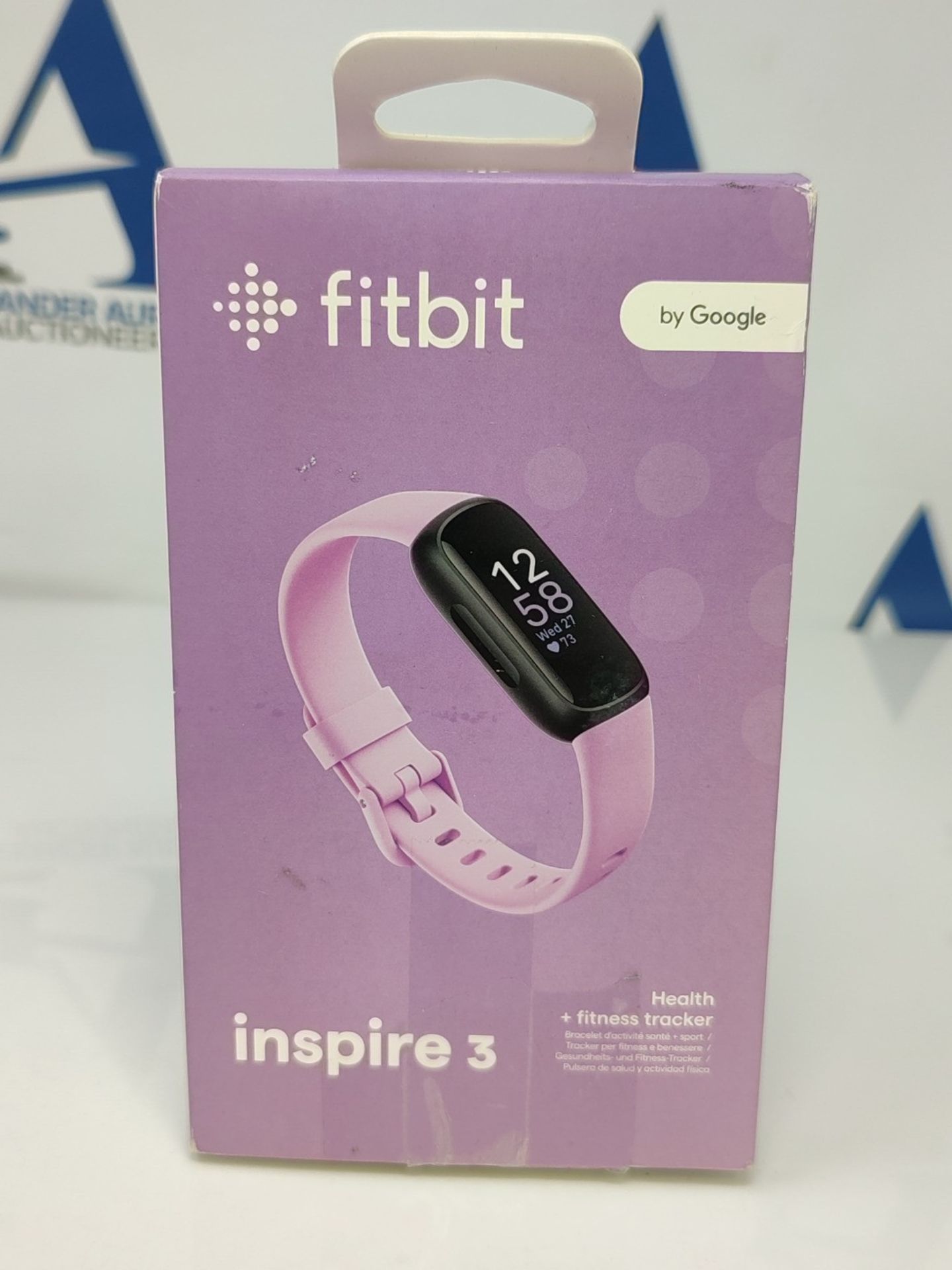 RRP £99.00 The Fitbit Inspire 3 is a black and lilac activity tracker for adults of any gender, a - Image 2 of 3