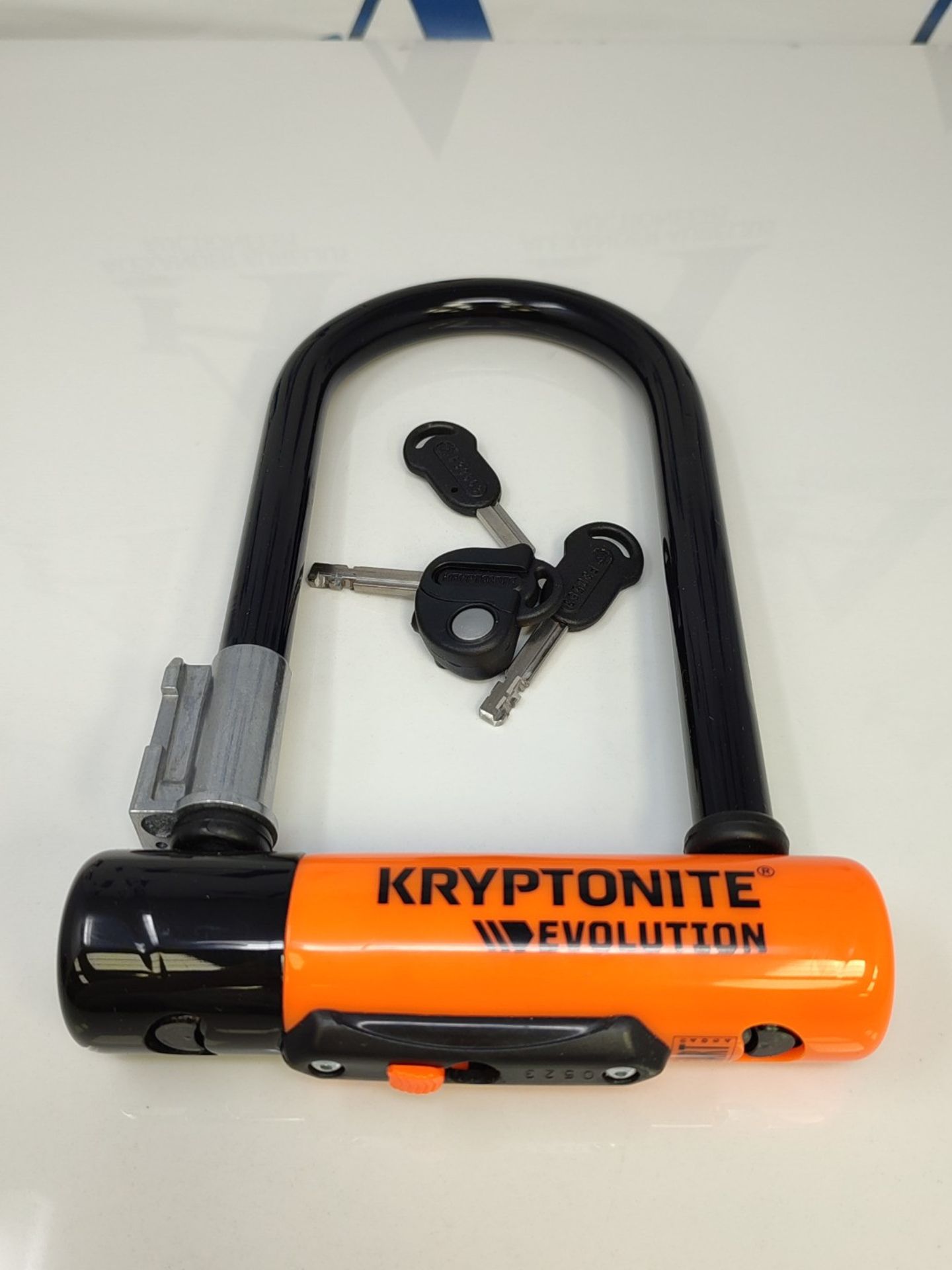 RRP £59.00 Kryptonite Bike U-Lock Evolution Mini-7 W/ Flex - with Double Loop Flex Cable, Securit - Image 2 of 2