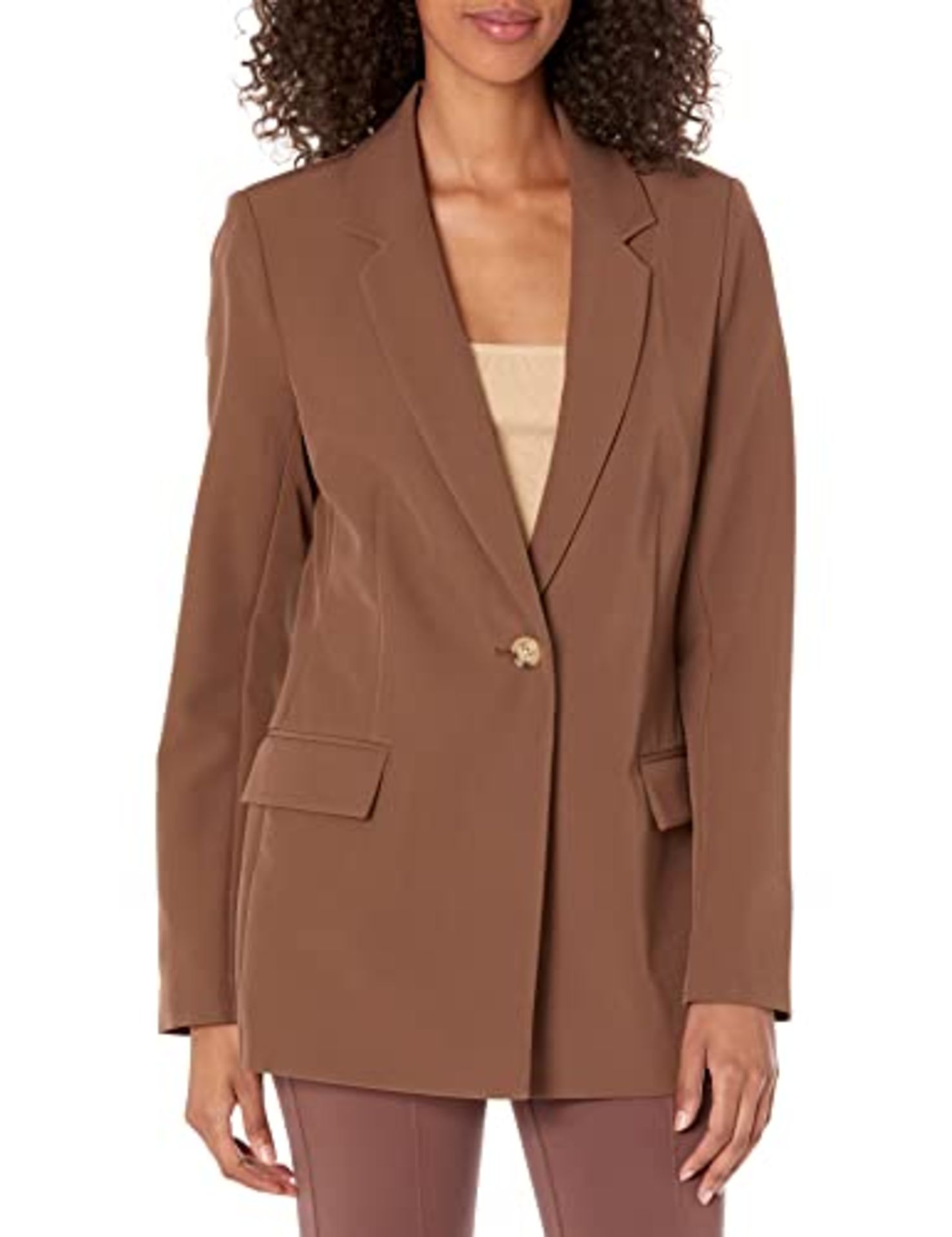 RRP £50.00 The Drop Blazer for women, Blake Lang, coffee beans, L