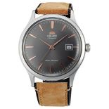 RRP £178.00 Orient Men's Automatic Analog Watch with Leather Strap FAC08003A0