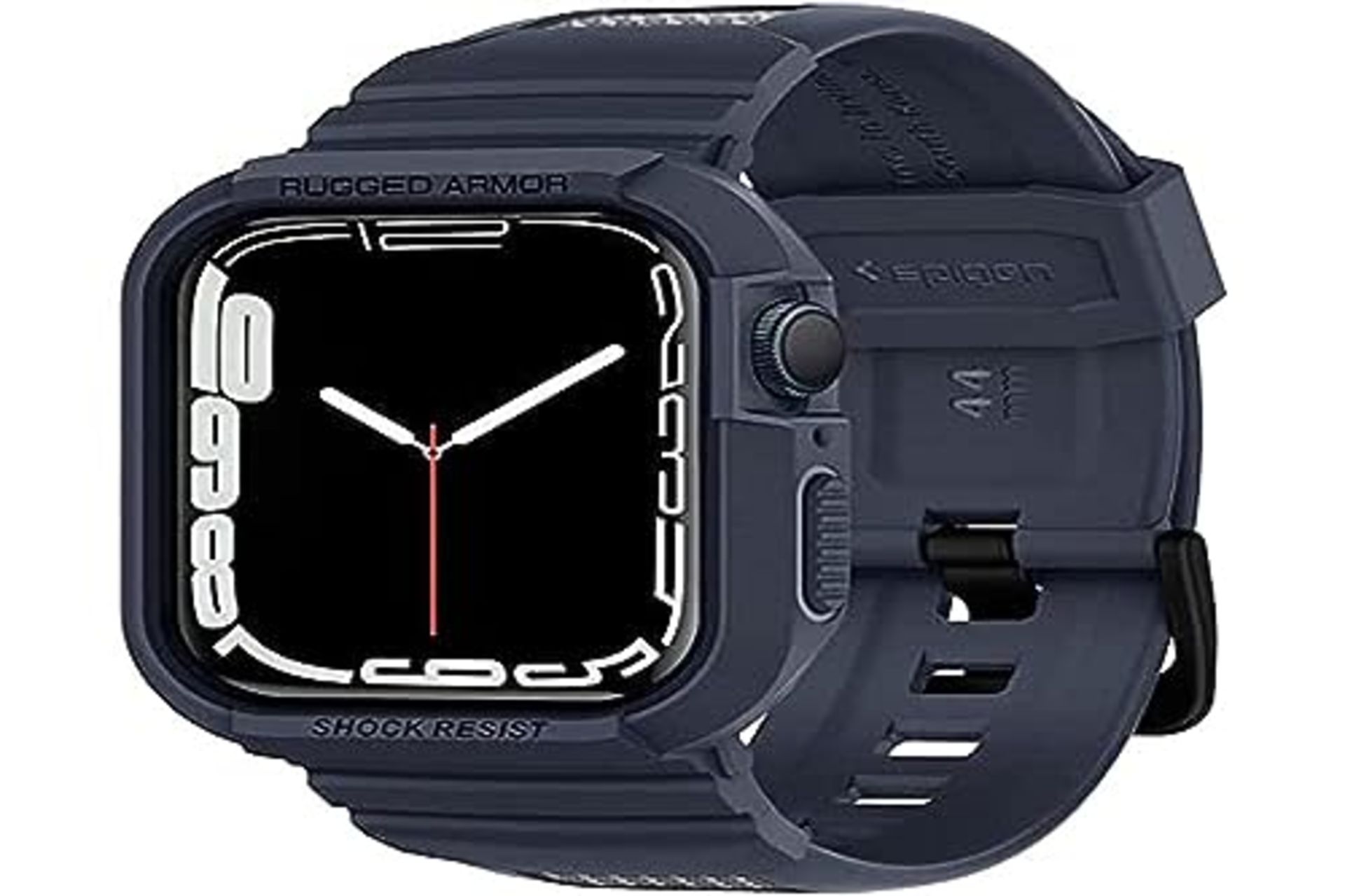 Spigen Rugged Armor Pro case with strap Compatible with Apple Watch Series 9/8/7(45mm)