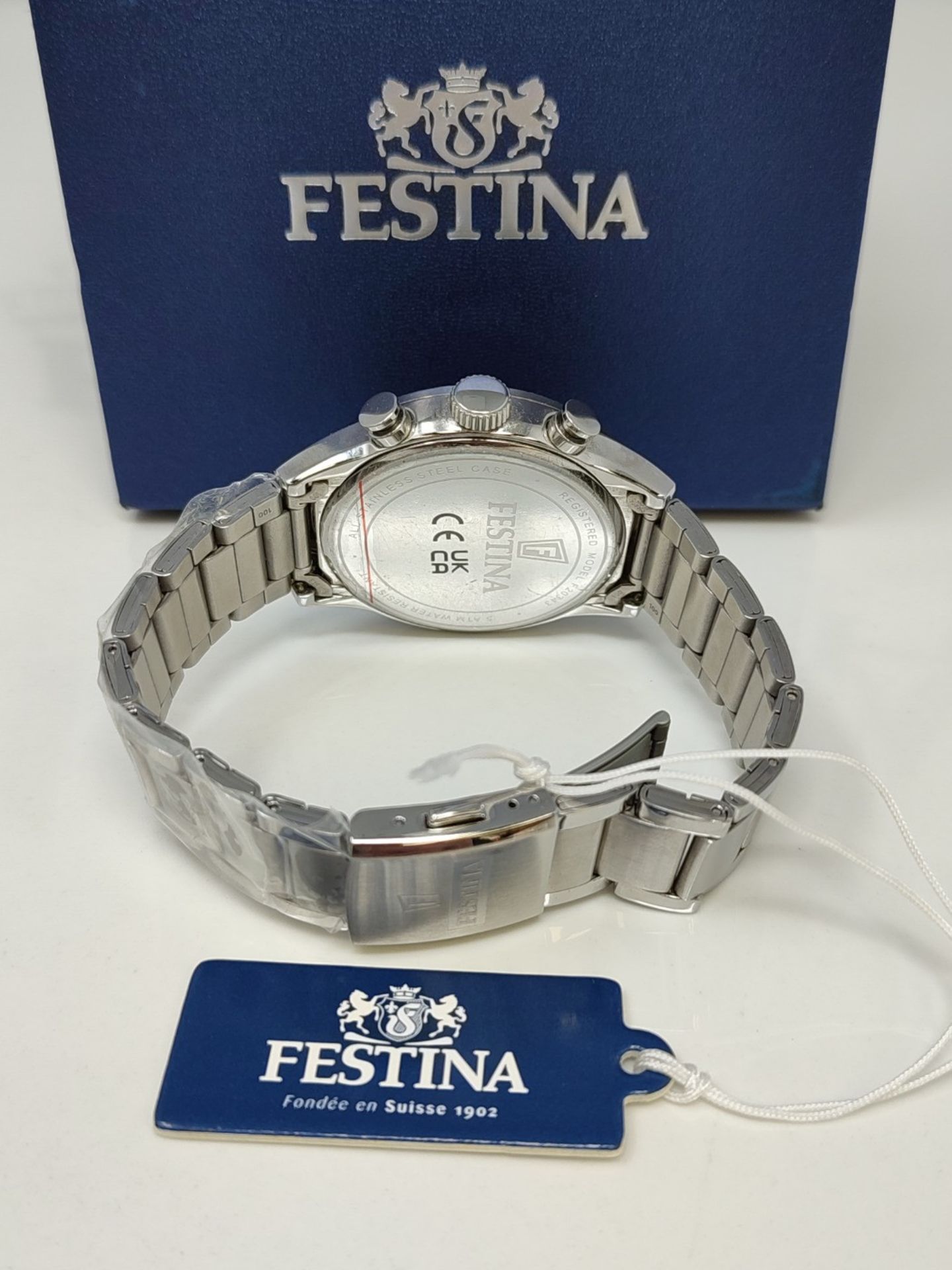 RRP £107.00 Festina Men's Analog-Digital Quartz Watch with Stainless Steel Bracelet - Image 3 of 3