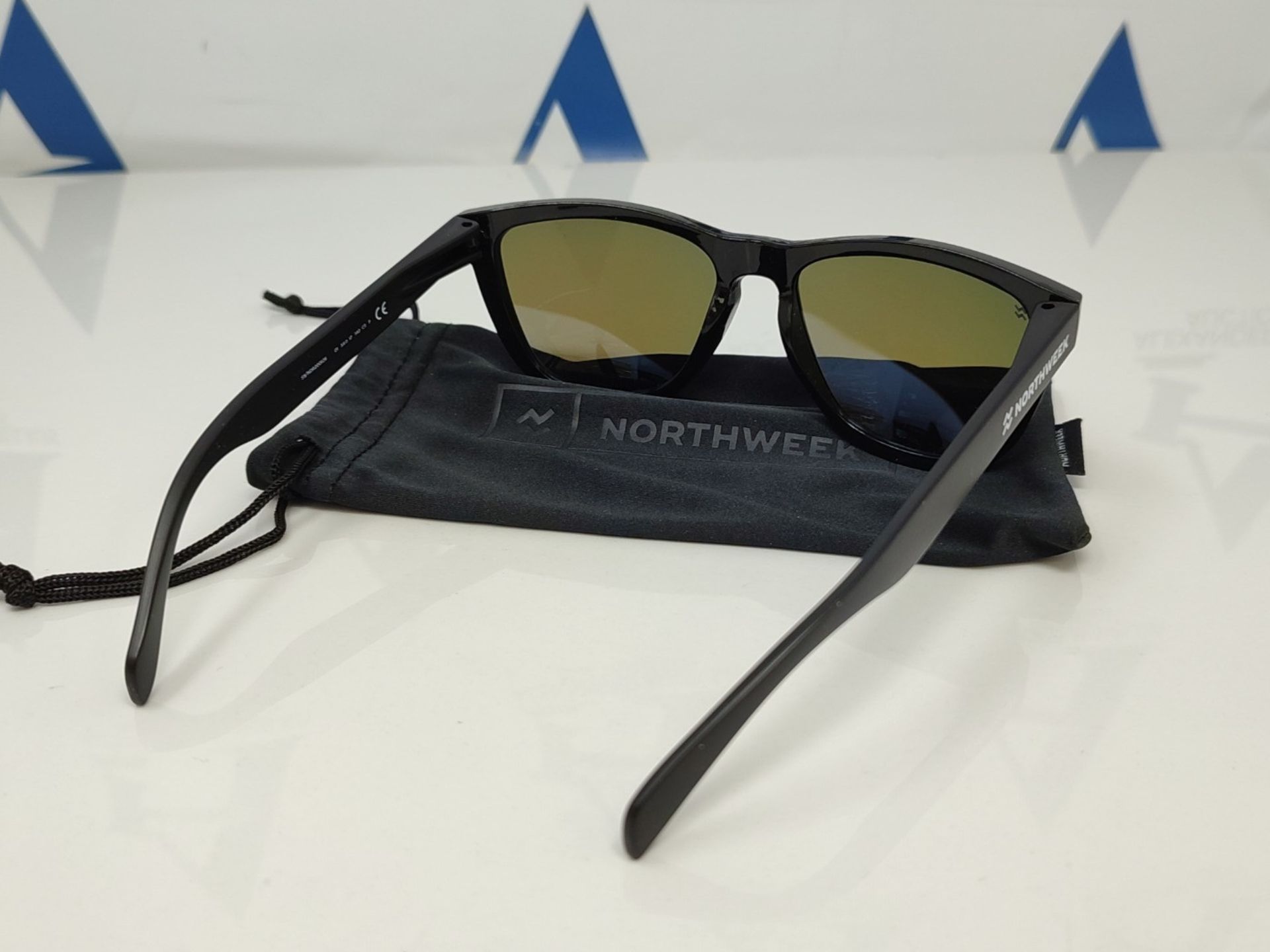 NORTHWEEK Wall Sunglasses Unisex-Adult, Polarized Grey Sky. - Image 3 of 3