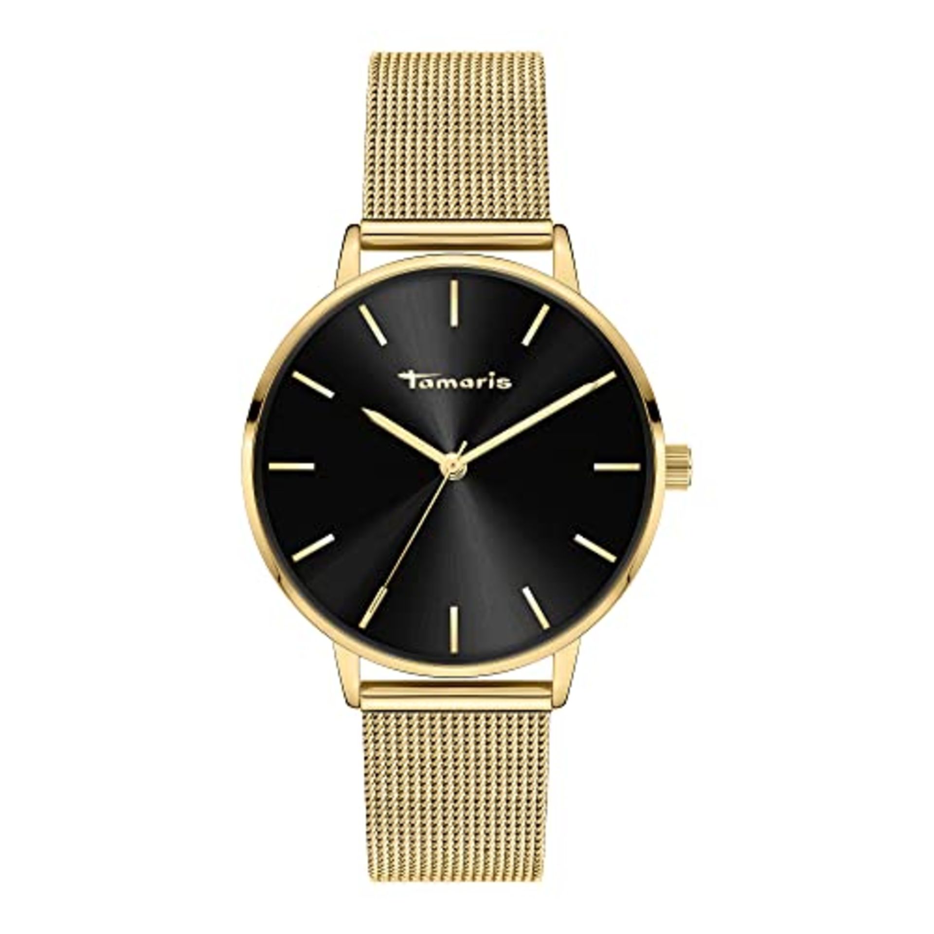 RRP £54.00 Tamaris wristwatch TT-0060-MQ IP Gold