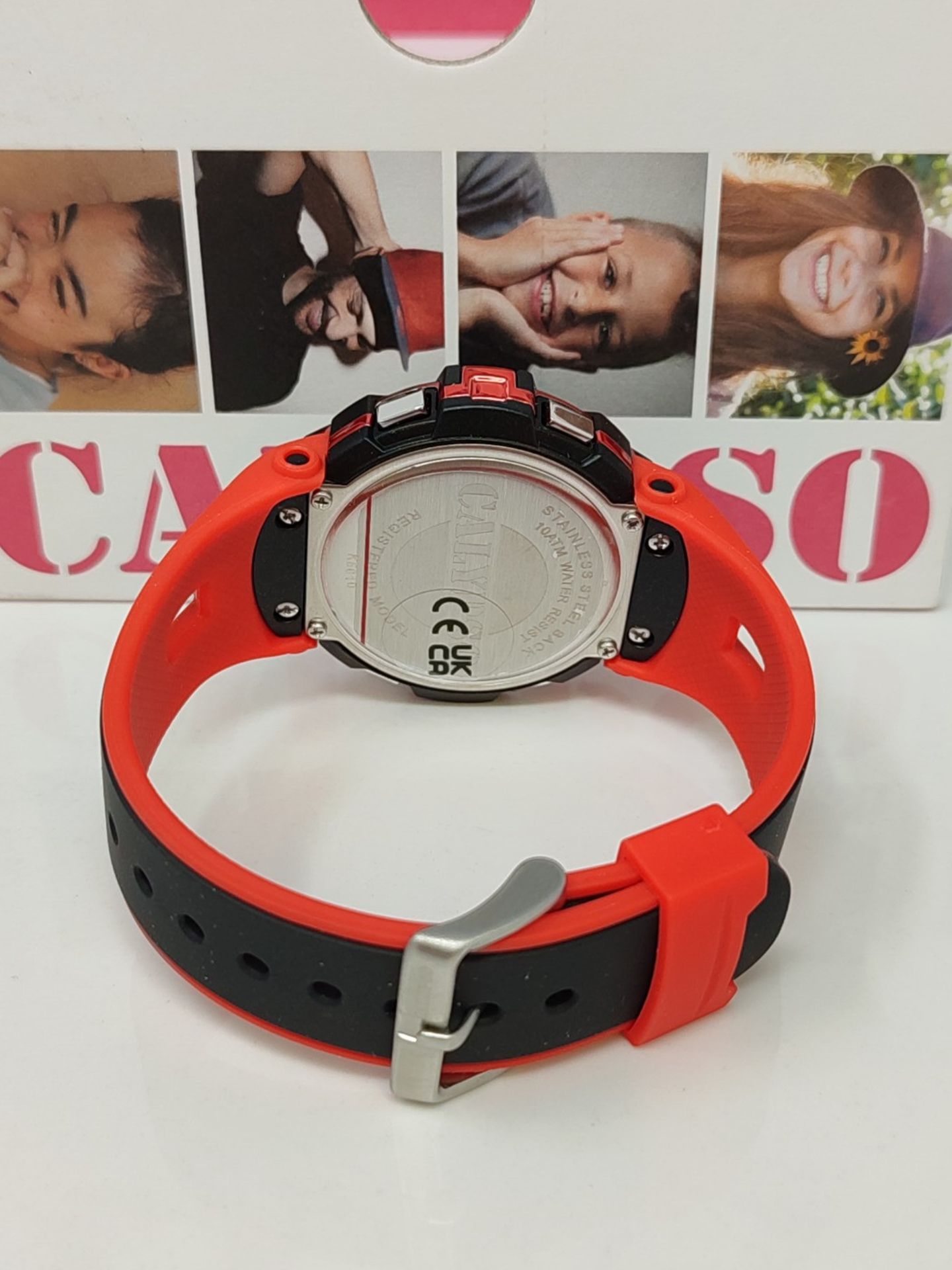 CALYPSO Mixte Digital Quartz Watch with Plastic Bracelet K5610/5 - Image 3 of 3