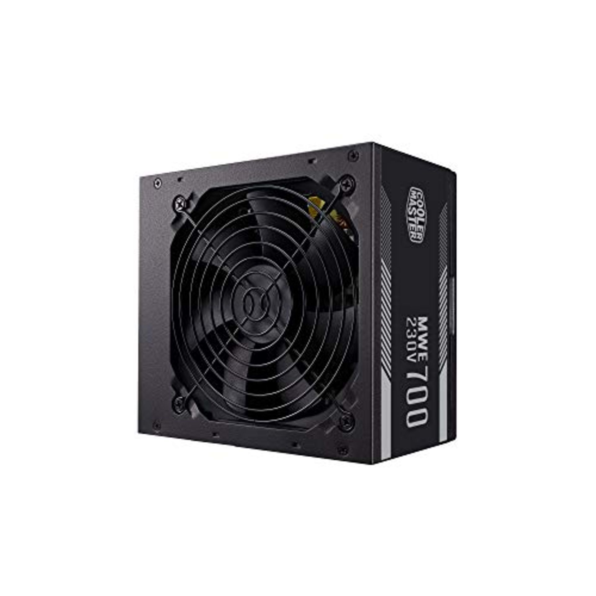 RRP £51.00 Cooler Master MWE 700 White 230V V2 Power Supply, Black, 14 x 15 x 8.6 Cm