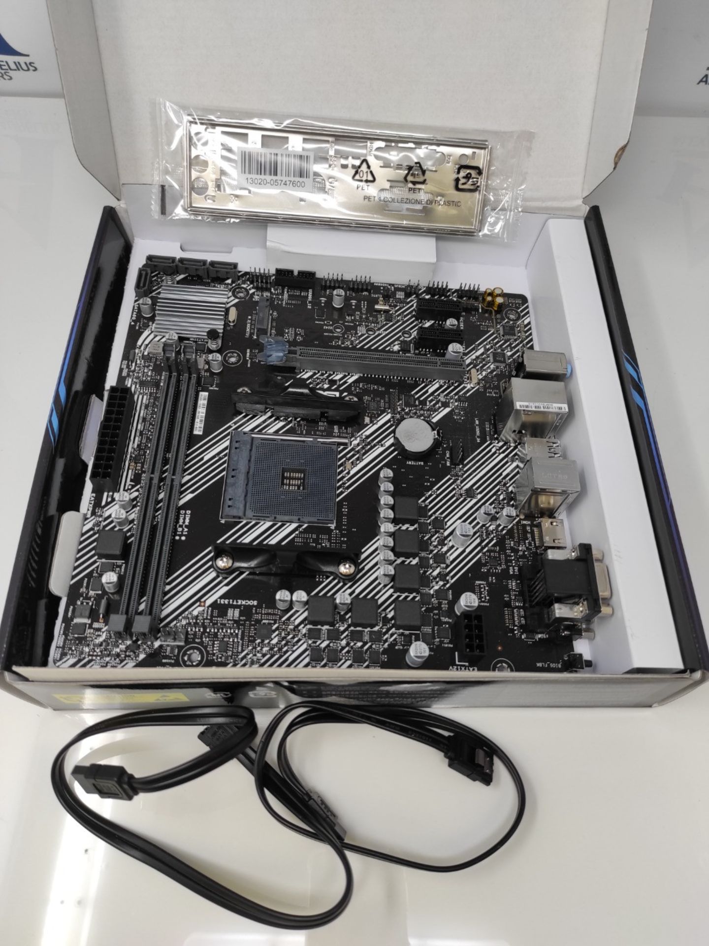 RRP £67.00 ASUS PRIME B450M-K II, micro ATX AMD B450 motherboard (Ryzen AM4) with M.2 support, HD - Image 3 of 3