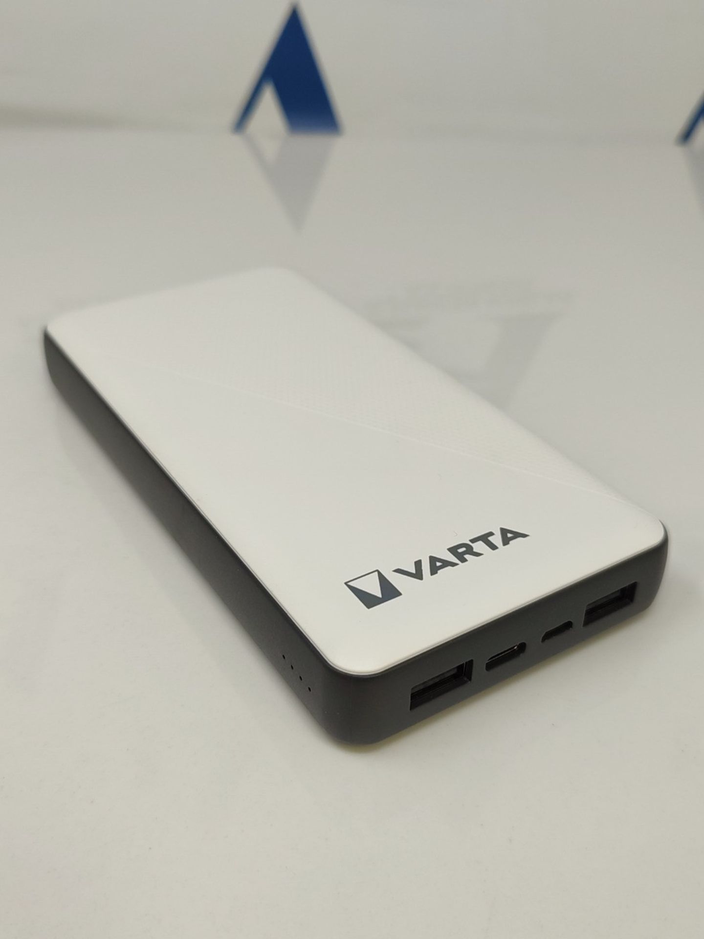 VARTA External Battery 20000mAh, Energy Power Bank with 4 ports (1x Micro USB, 2x USB - Image 3 of 3