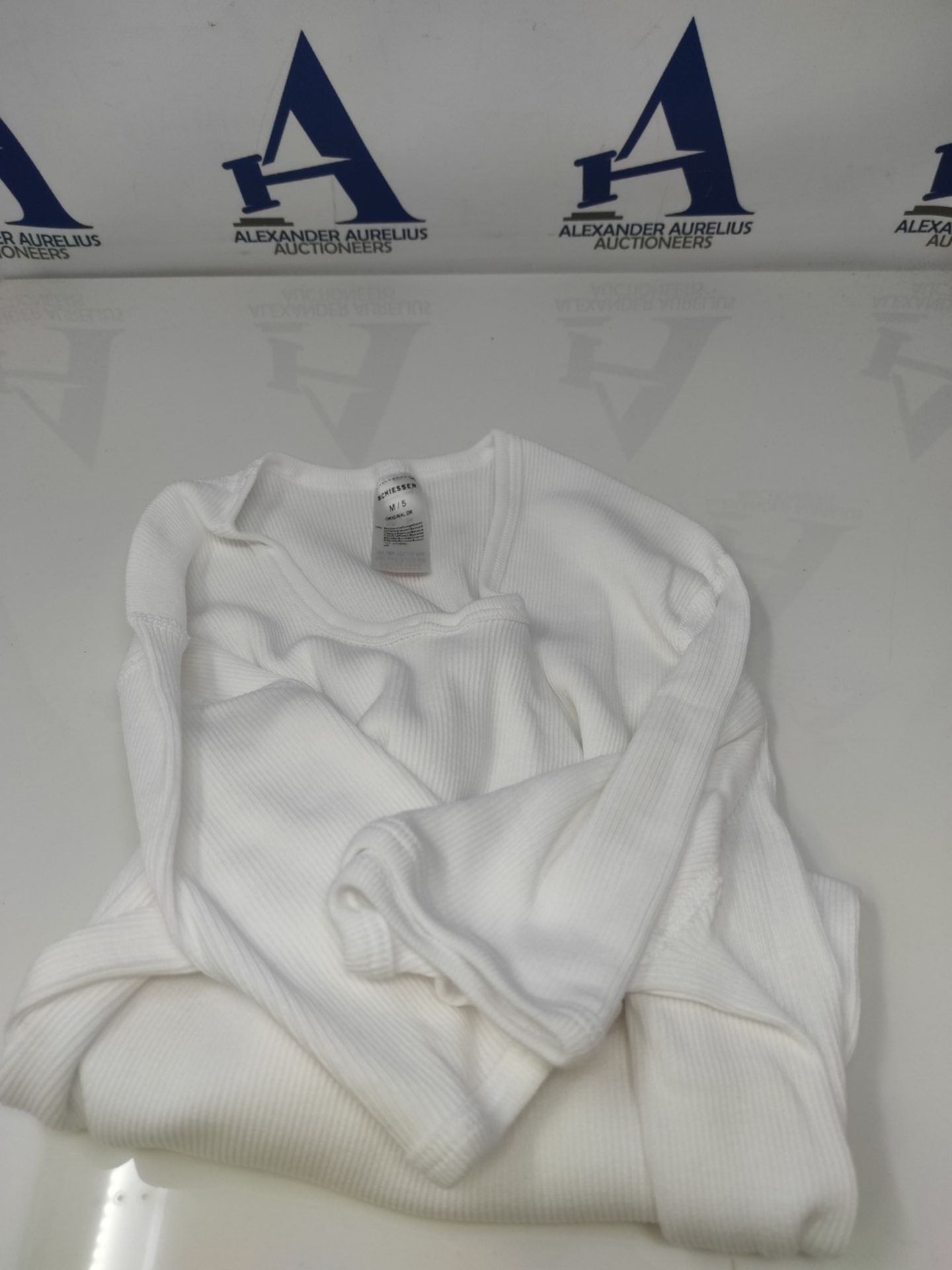 Schiesser Men's Jacket 1/2 Undershirt, White (100-white), M EU - Image 3 of 3