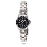 RRP £89.00 Invicta Pro Diver - Women's Stainless Steel Watch with Quartz Movement, Silver/Black -