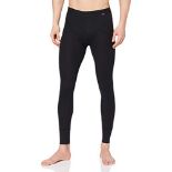 Skiny Men's Skiny Men's long cotton retro functional underwear, black, L EU