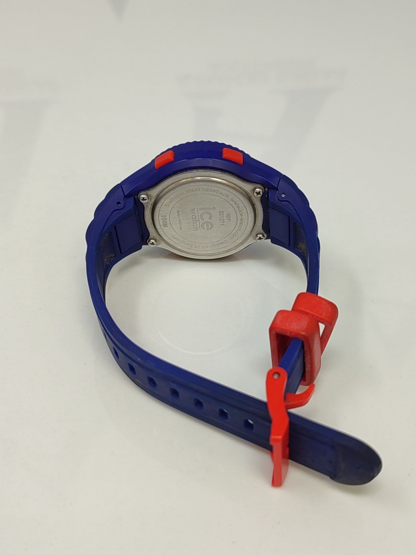 ICE-WATCH - Ice Digit Blue Red - Blue watch for boys with plastic bracelet - 021271 (S - Image 3 of 3