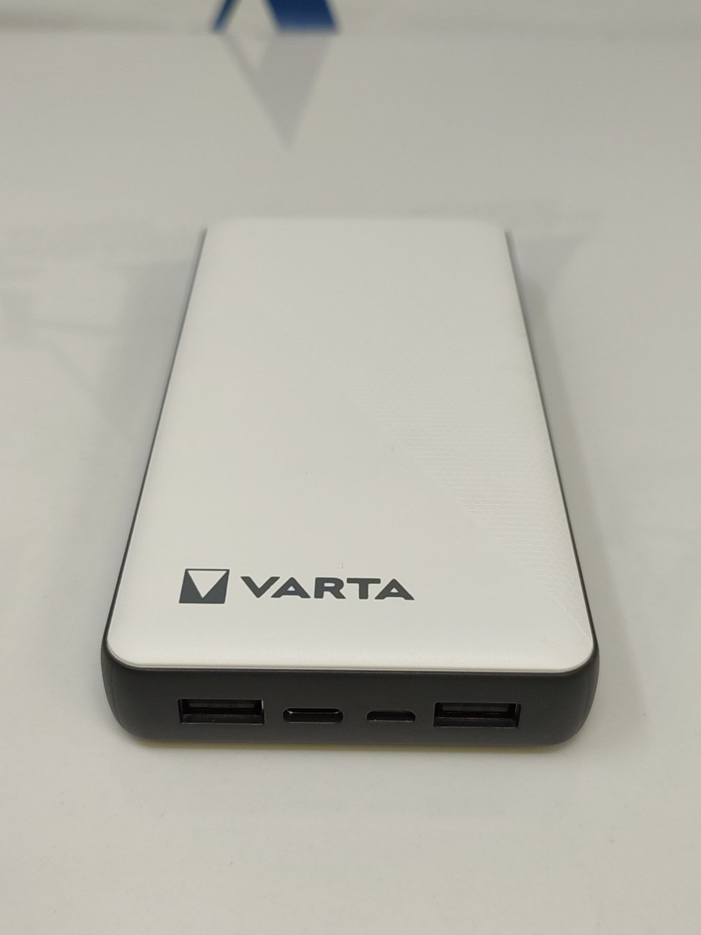 VARTA External Battery 20000mAh, Energy Power Bank with 4 ports (1x Micro USB, 2x USB - Image 2 of 3