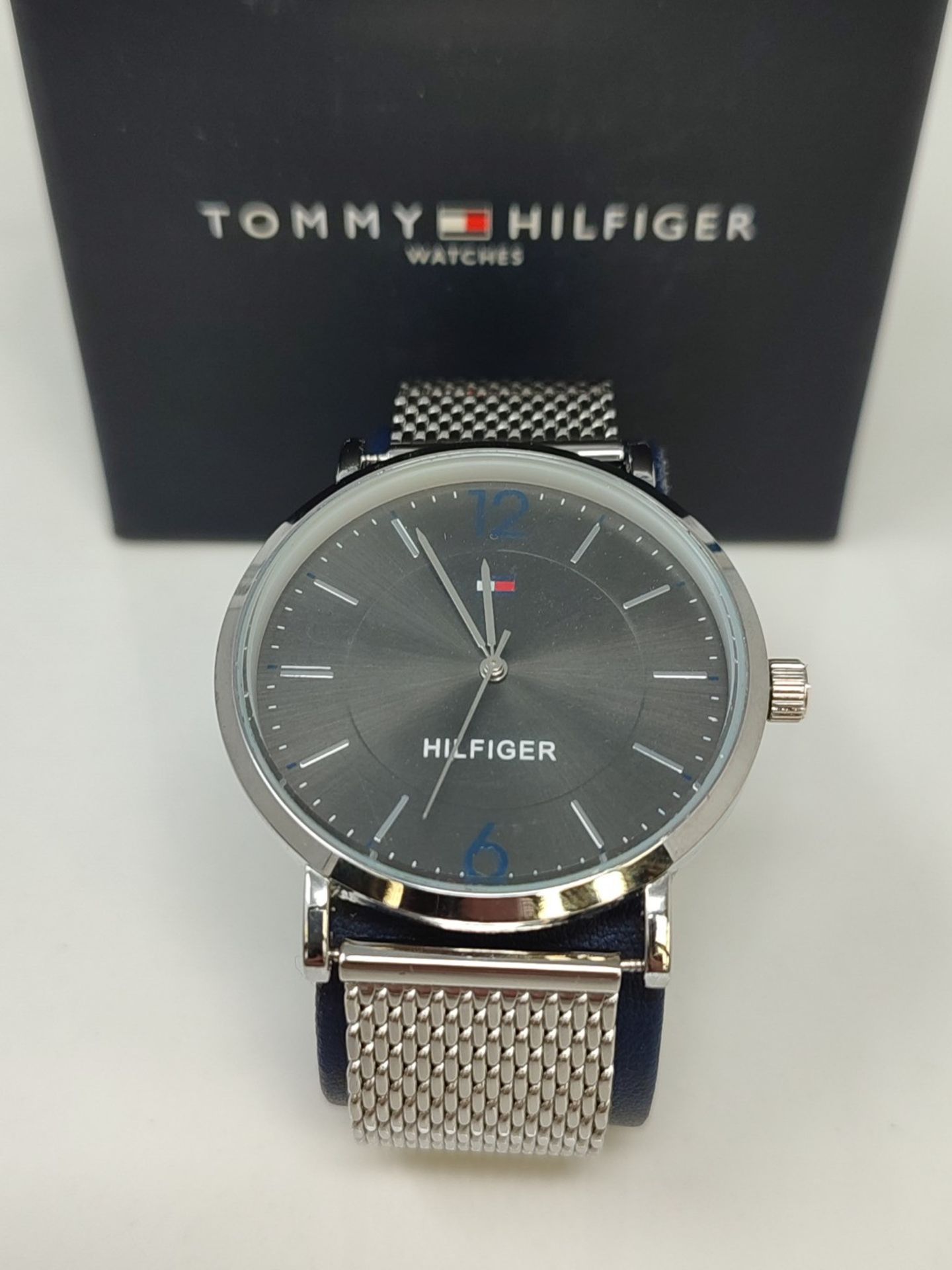 RRP £150.00 Tommy Hilfiger Men's Quartz Analog Watch with Stainless Steel Strap - 1710355 - Bild 2 aus 3