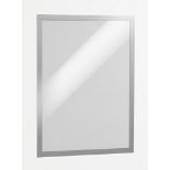 Durable Info-Frame Duraframe (A3, self-adhesive with magnetic closure) 2 pieces, silve