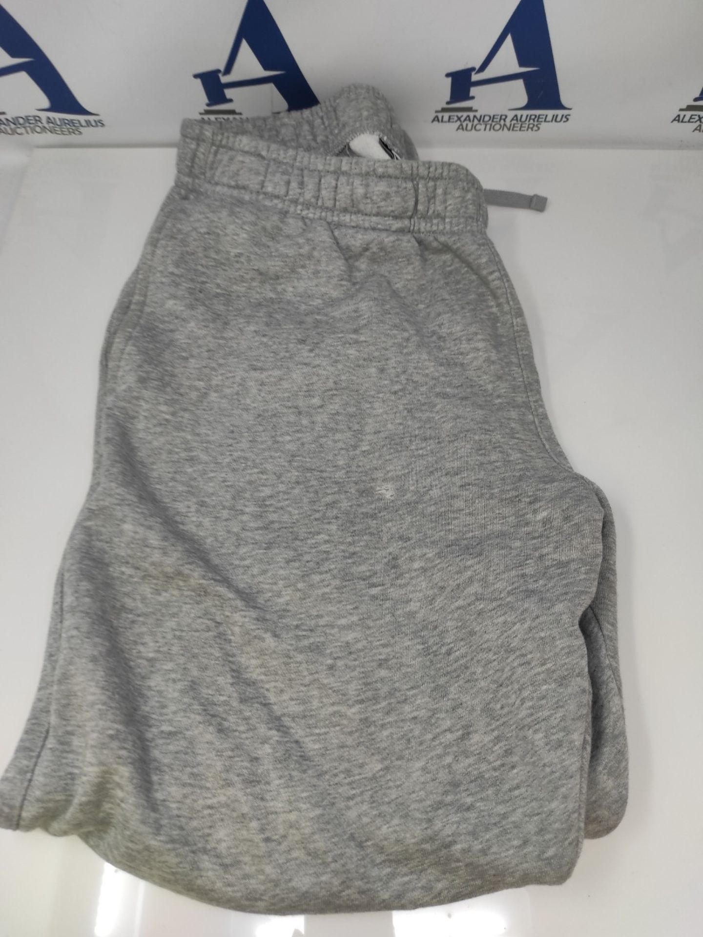 Nike Men's NSW Club Jogger FT Pants, DK Grey Heather/Matte Silver/W, M - Image 2 of 3
