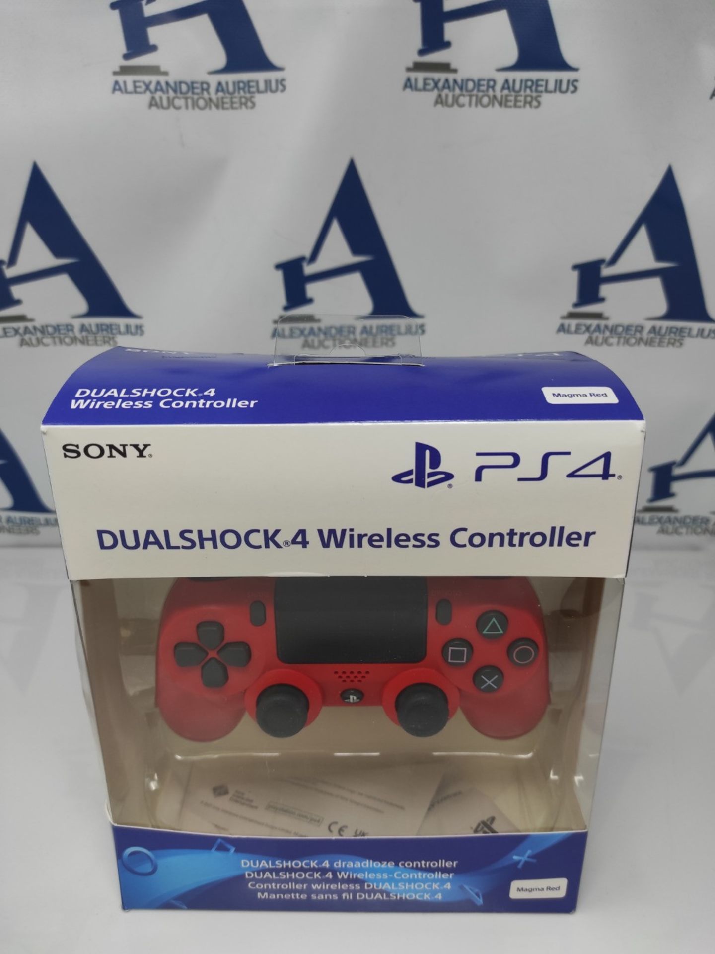 RRP £50.00 PlayStation 4 - Dualshock 4 Wireless Controller V2, Red (Magma Red) - Image 2 of 3