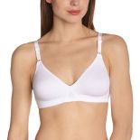 DIM Women's Wireless Bra My Essentials By DIM x1, White, 95B