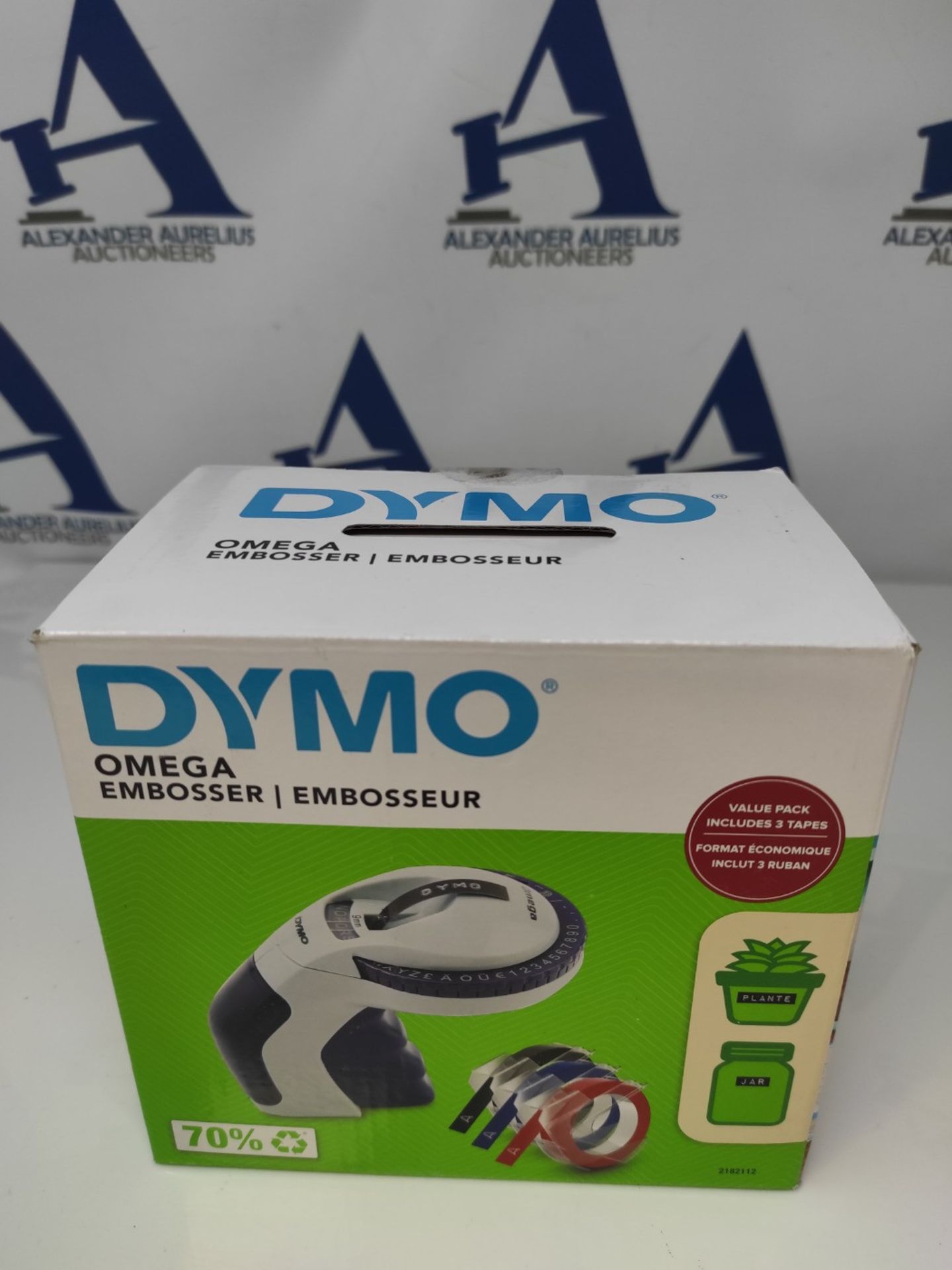 DYMO Embossing device with 3 embossing tapes | Omega labeling device starter set | sma - Image 2 of 3