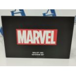 Marvel wallet with keychain - men's wallet with card compartments and clear ID compart