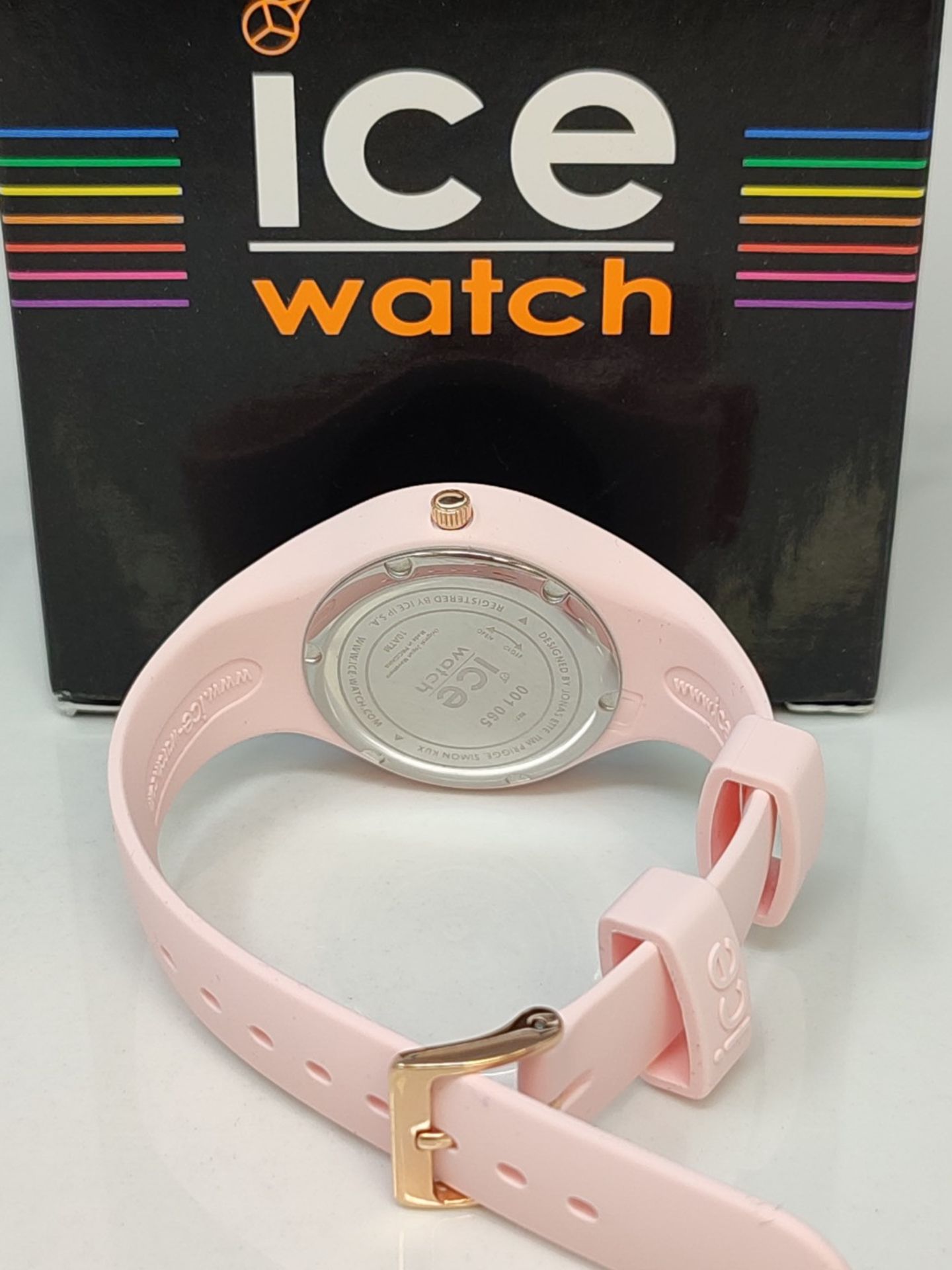 RRP £99.00 ICE-WATCH - Ice Glam Pastel Pink Lady - Pink Watch for Women with Silicone Bracelet - - Image 3 of 3
