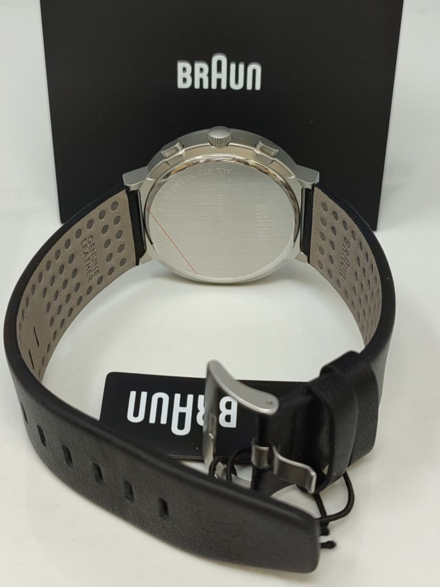 RRP £178.00 Braun Men's Extra Large Watch BN0035WHBKG - Image 3 of 3