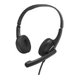 Hama headset with microphone (wired headphones 3.5mm jack, aux, stereo headphones with