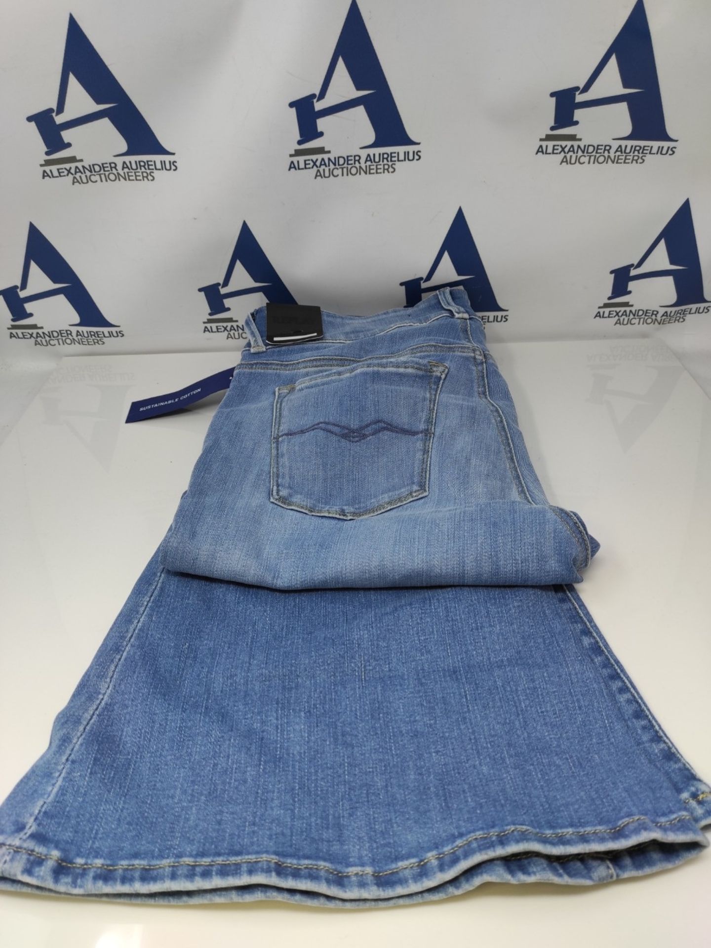 RRP £77.00 Replay New Luz Flare Jeans, 10 Denim Blue, 30W/34L Women's - Bild 2 aus 3