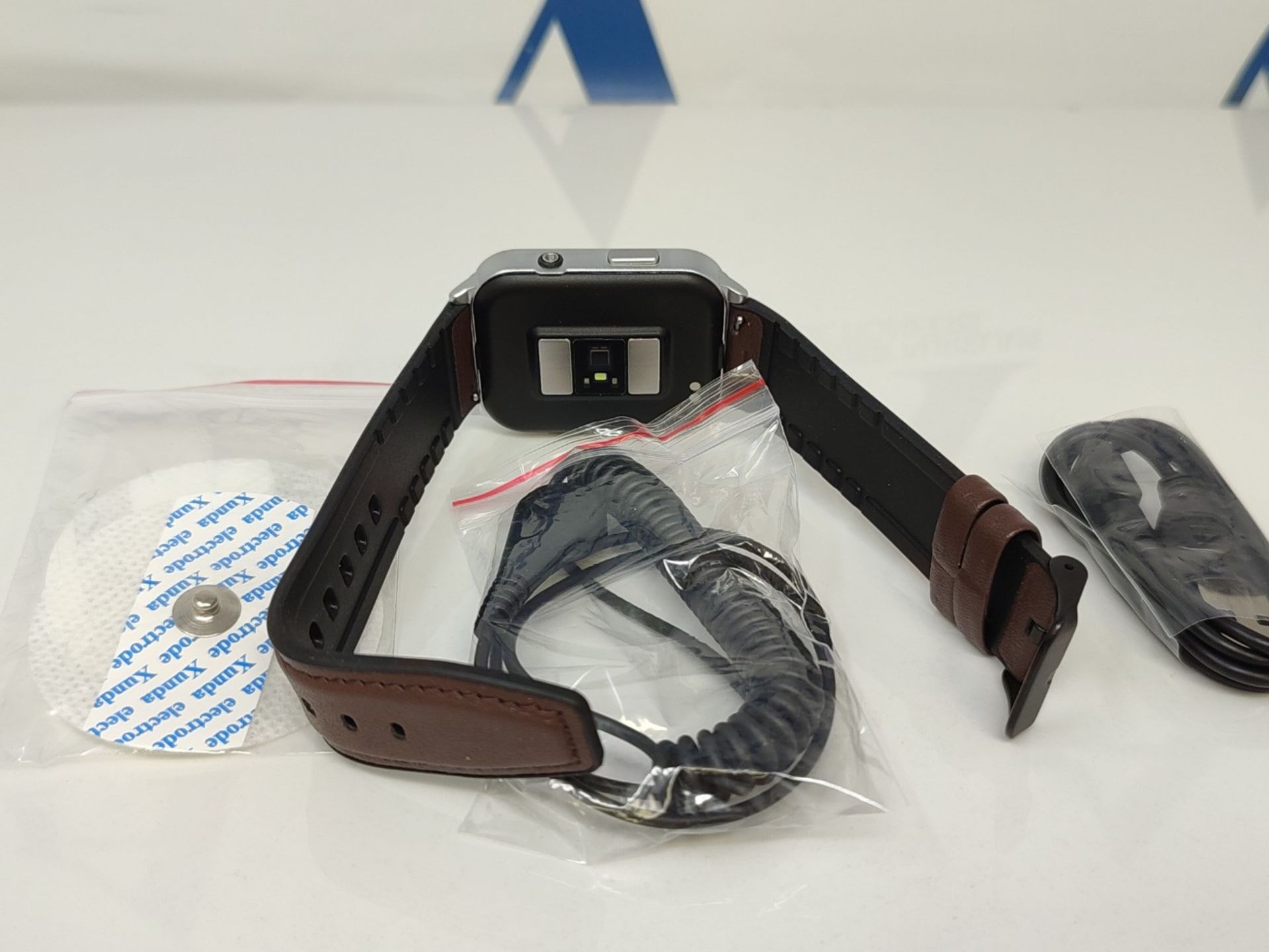 RRP £199.00 Knauermann Pro 2 Plus (2023) Silver - Health Watch Smartwatch - OSRAM Sensors - Chest - Bild 3 aus 3