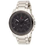 RRP £136.00 Tommy Hilfiger Mens Multi dial Quartz Watch with Stainless Steel Strap 1791564