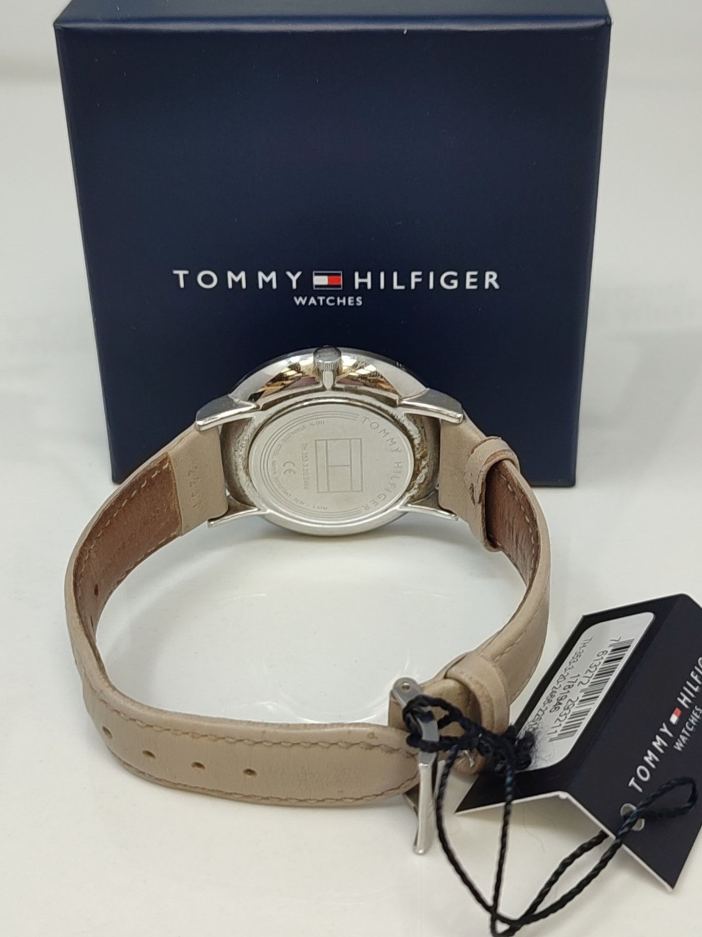 RRP £119.00 Tommy Hilfiger Multi Dial Quartz Watch for Women with Grey Leather Strap - 1781946 - Image 3 of 3