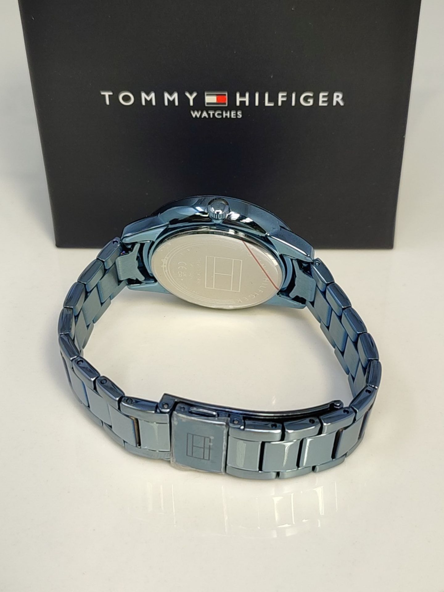 RRP £128.00 Tommy Hilfiger Women's Analog Quartz Watch with Blue Stainless Steel Strap - 1782547 - Image 3 of 3