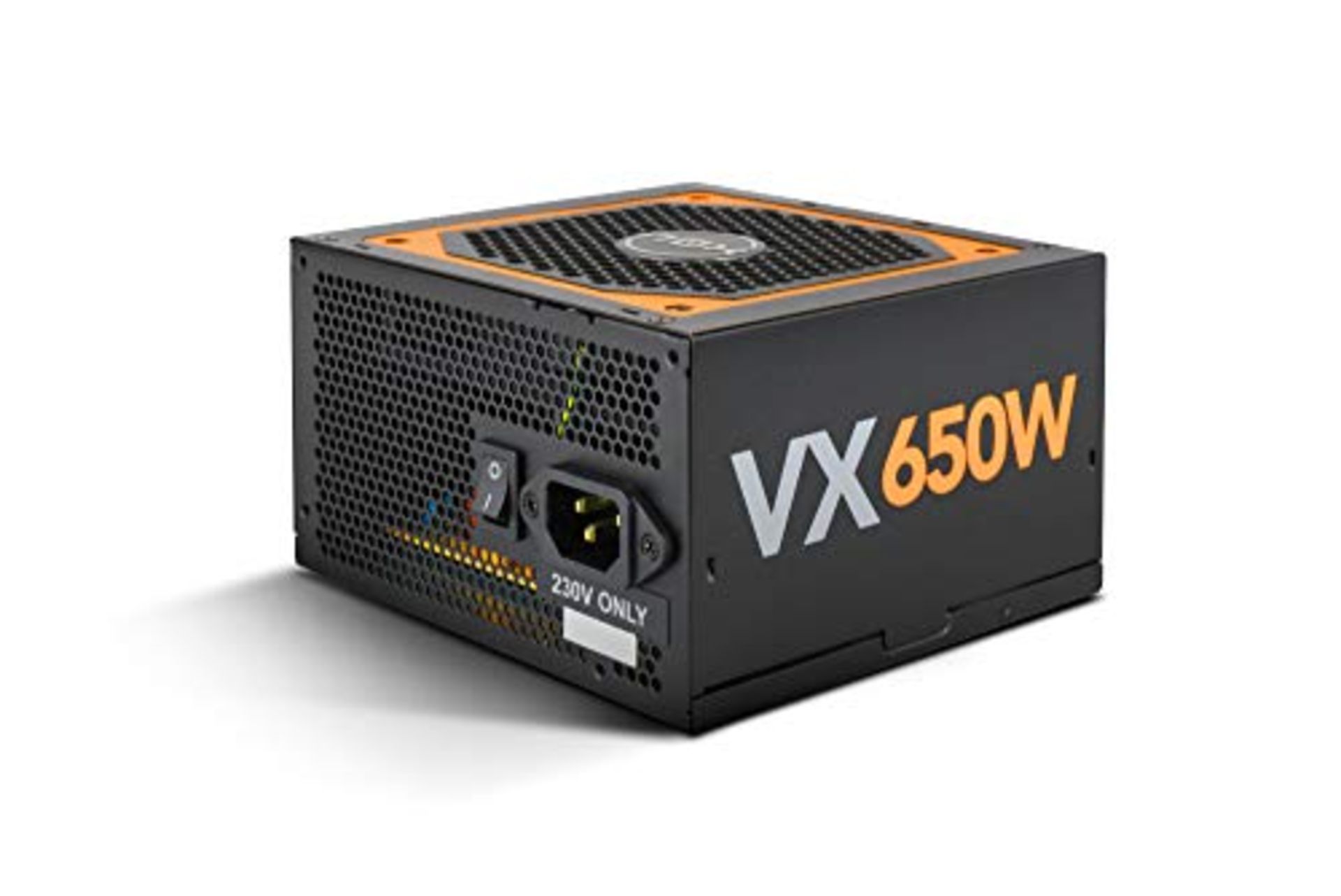 RRP £55.00 NOX URANO VX 650W PC Power Supply -NXURVX650BZ- 80 PLUS Bronze certification, 140mm PM