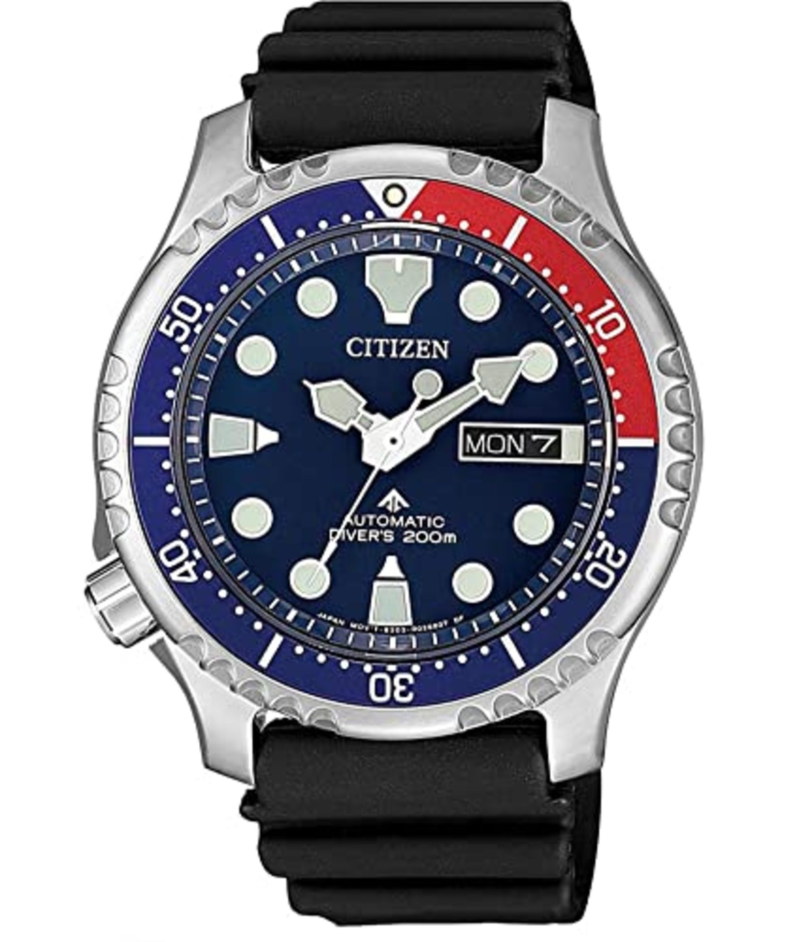 RRP £171.00 Citizen Diver's Watch NY0086-16LE, Silver