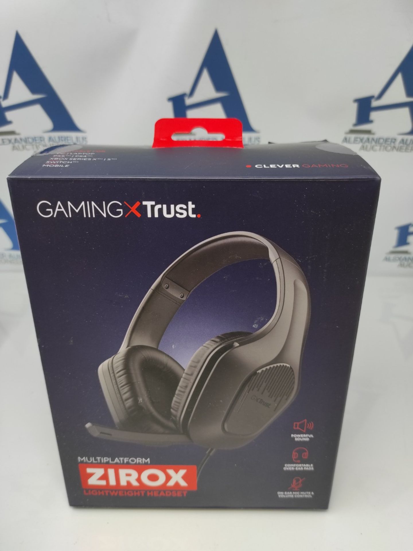 Trust Gaming GXT 415 Zirox Lightweight Gaming Headset with 50mm Drivers for PC, Xbox, - Image 2 of 3
