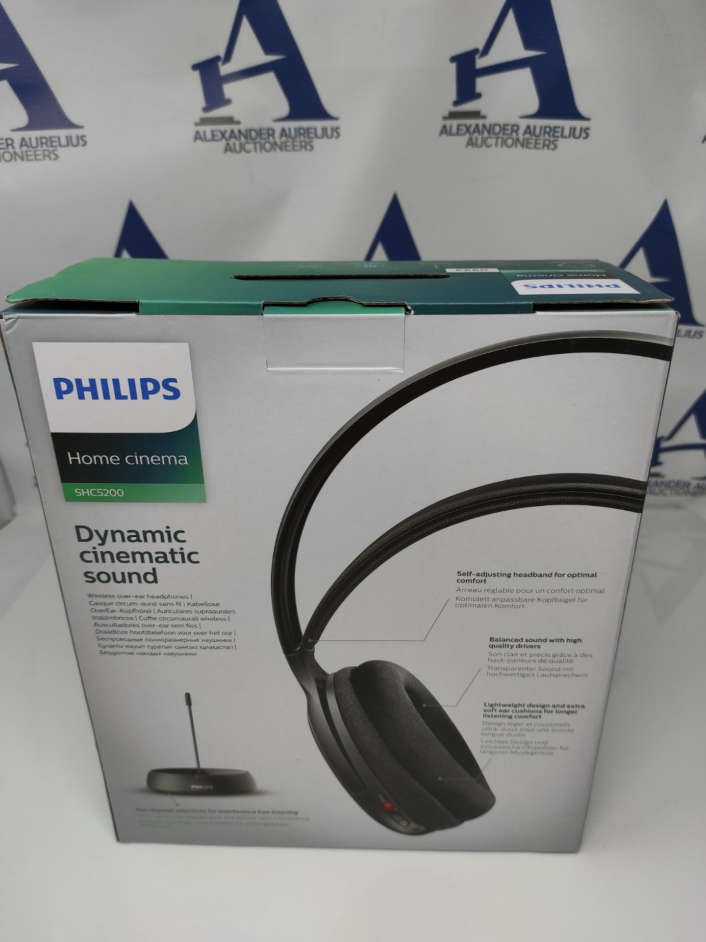 Philips Audio SHC5200/10 Wireless TV Headphones, HiFi Headphones (On-ear, 32mm Speaker - Image 2 of 3