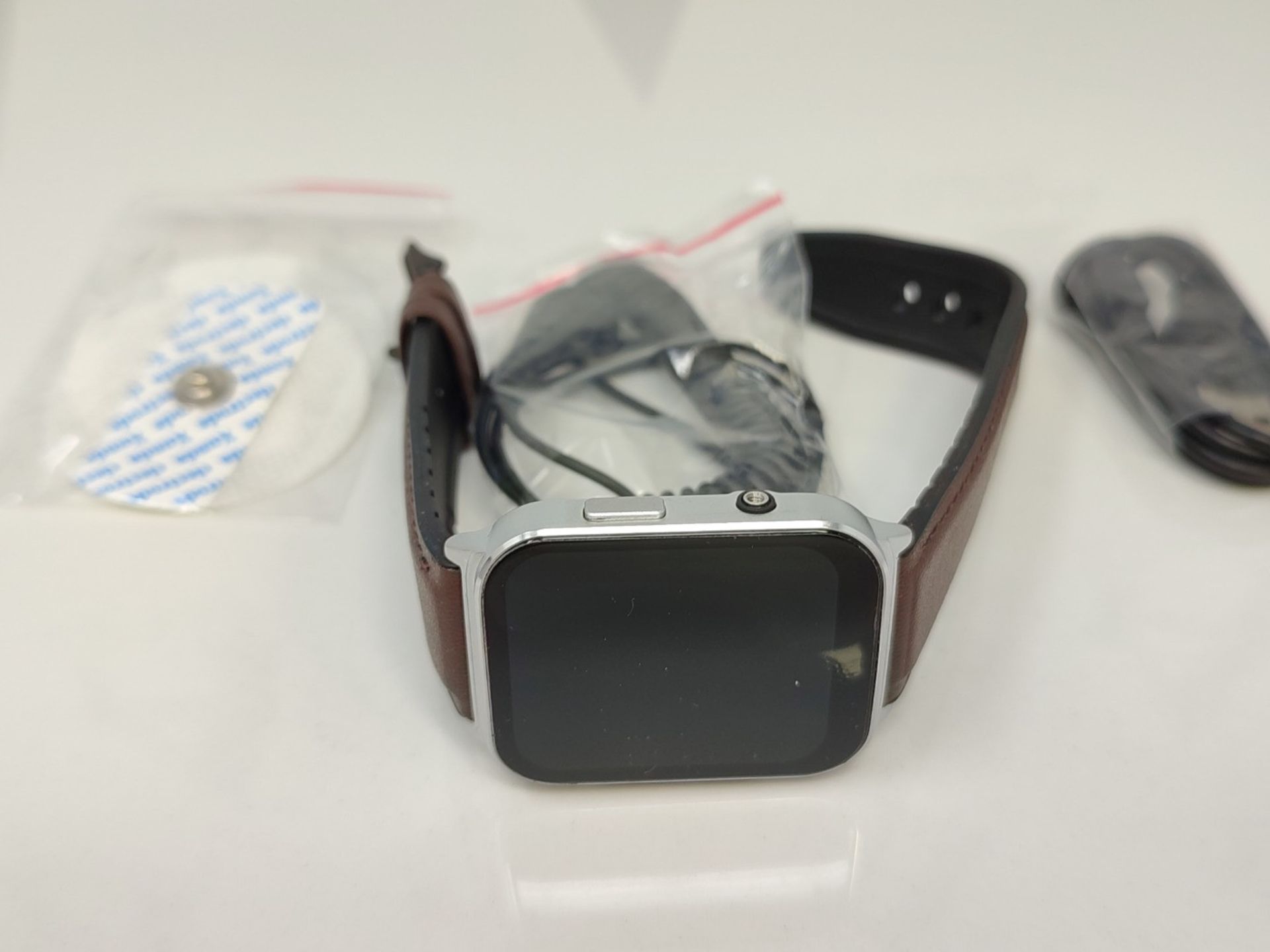 RRP £199.00 Knauermann Pro 2 Plus (2023) Silver - Health Watch Smartwatch - OSRAM Sensors - Chest - Image 2 of 3