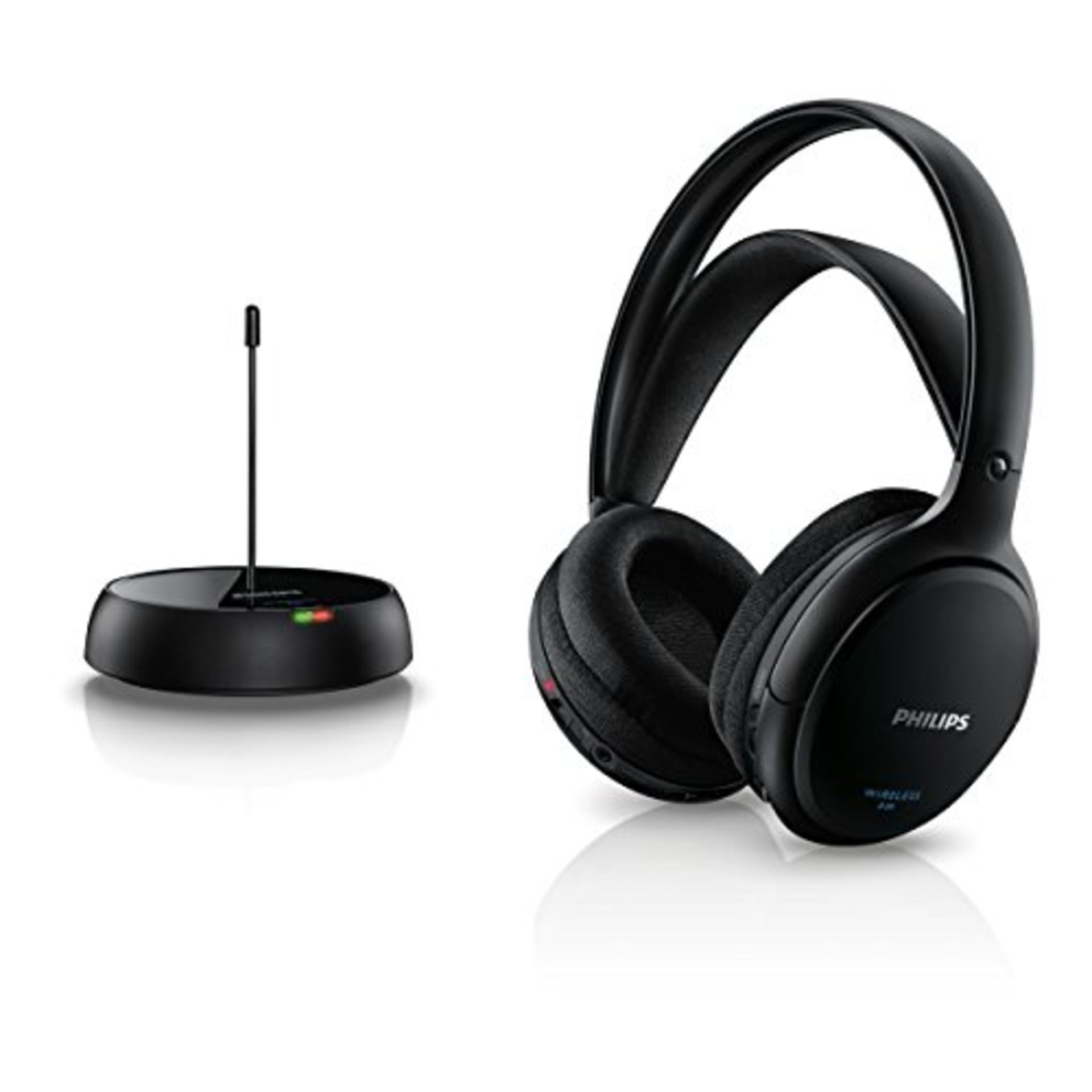 Philips Audio SHC5200/10 Wireless TV Headphones, HiFi Headphones (On-ear, 32mm Speaker