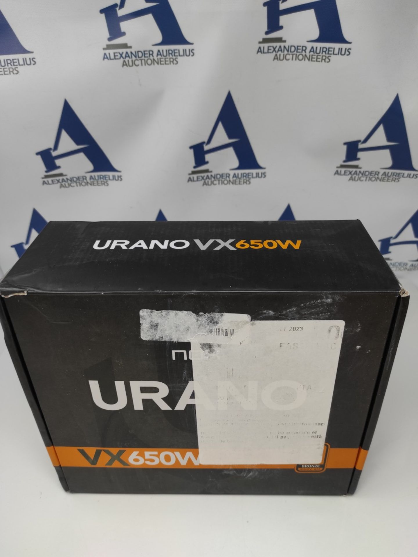 RRP £55.00 NOX URANO VX 650W PC Power Supply -NXURVX650BZ- 80 PLUS Bronze certification, 140mm PM - Image 2 of 3