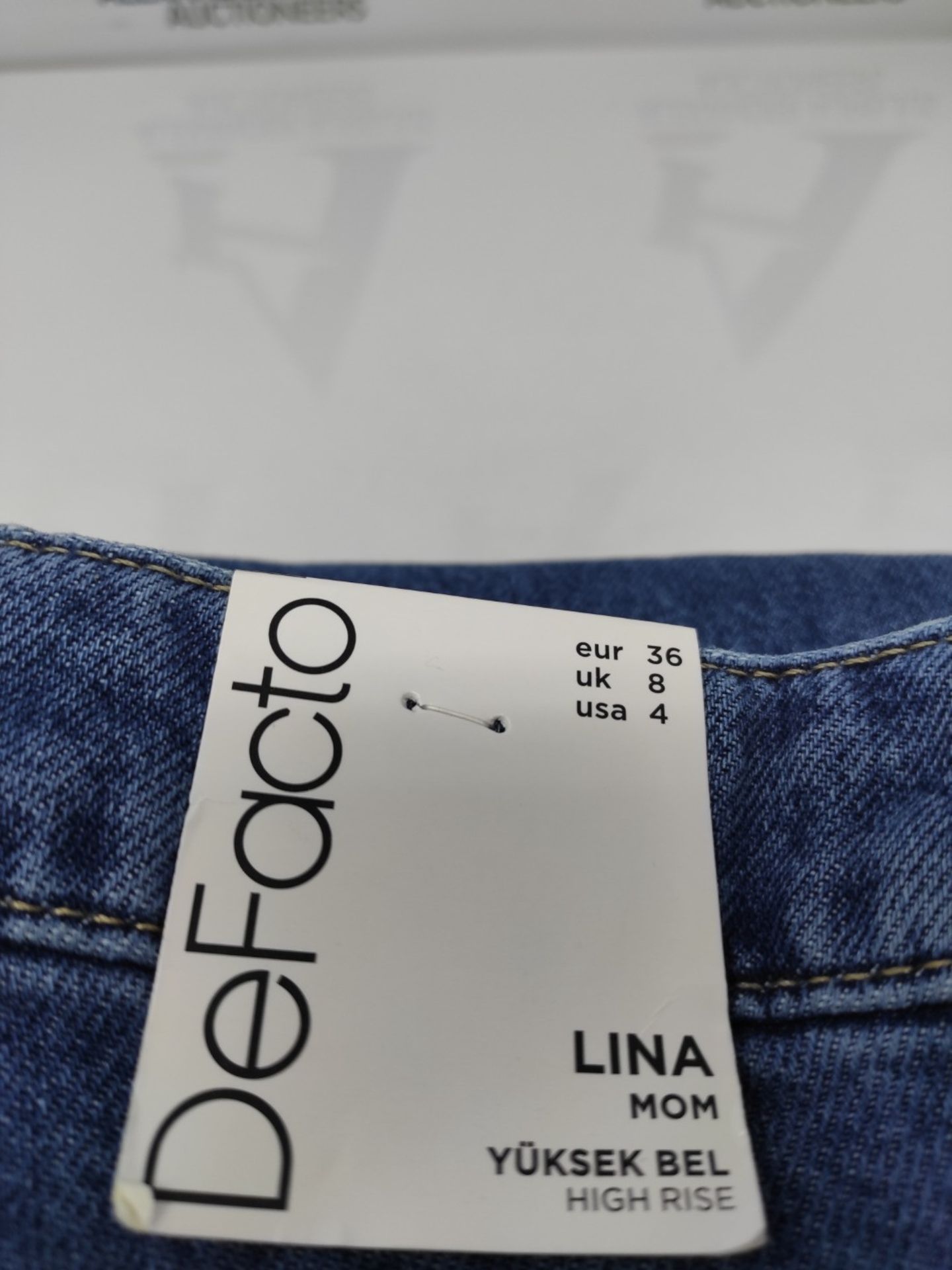 DeFacto Women's A0689AX Jeans, Light Blue, 36 - Bild 3 aus 3