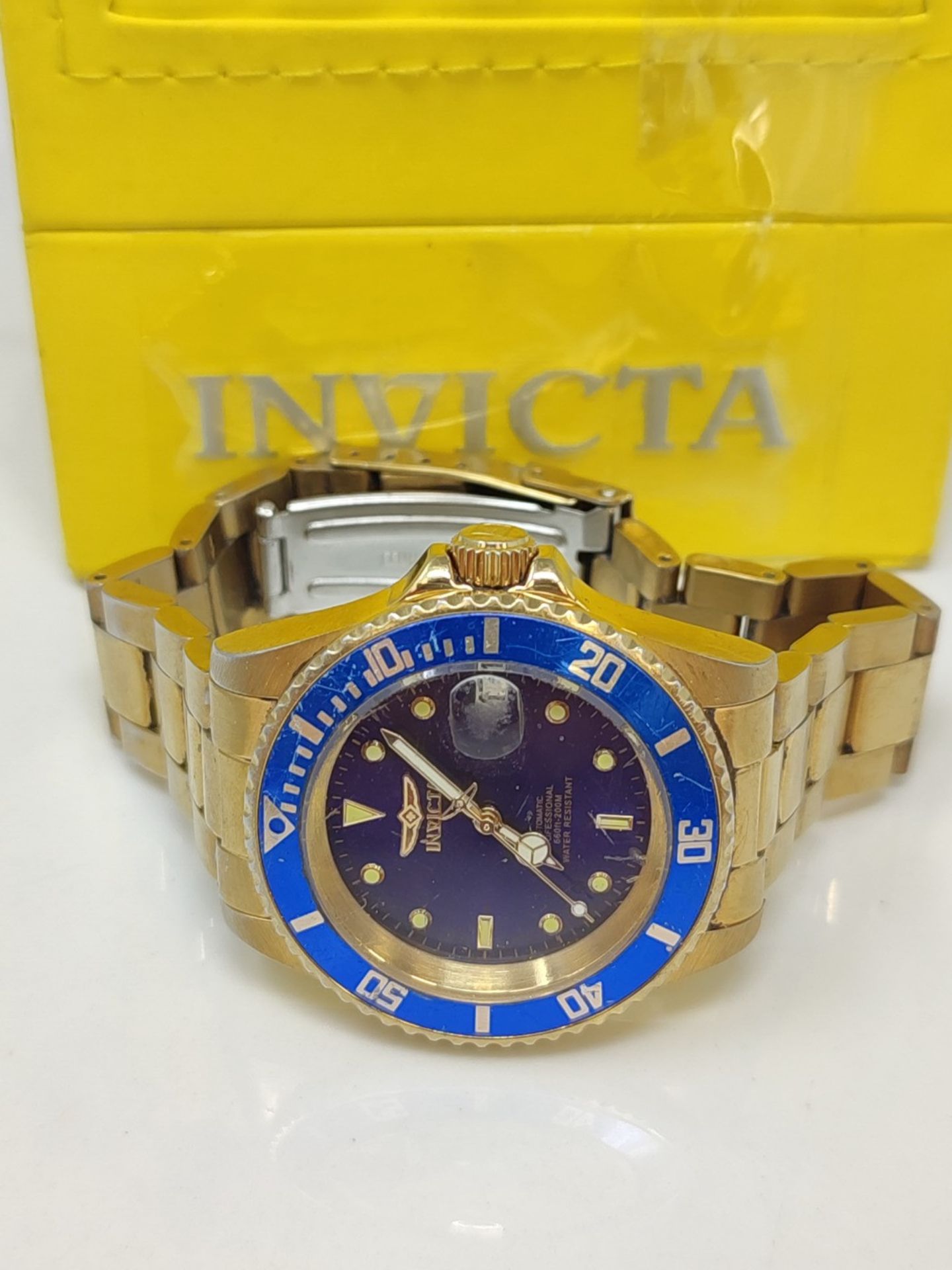 RRP £100.00 Invicta Pro Diver - Men's stainless steel watch with automatic movement - 40 mm, Gold - Image 2 of 3